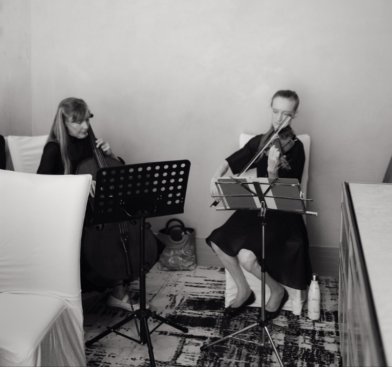 string duo ritz hotel perth wedding christian