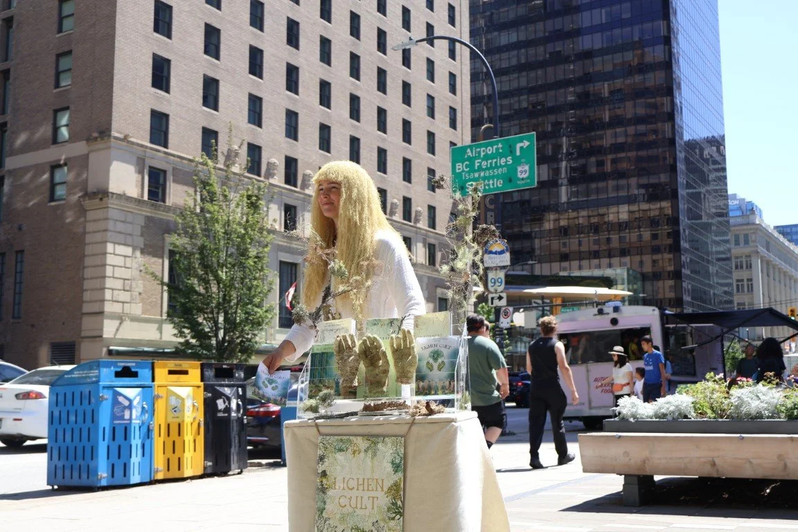 Lichen Cult Street Performance, Vancouver, 2024.