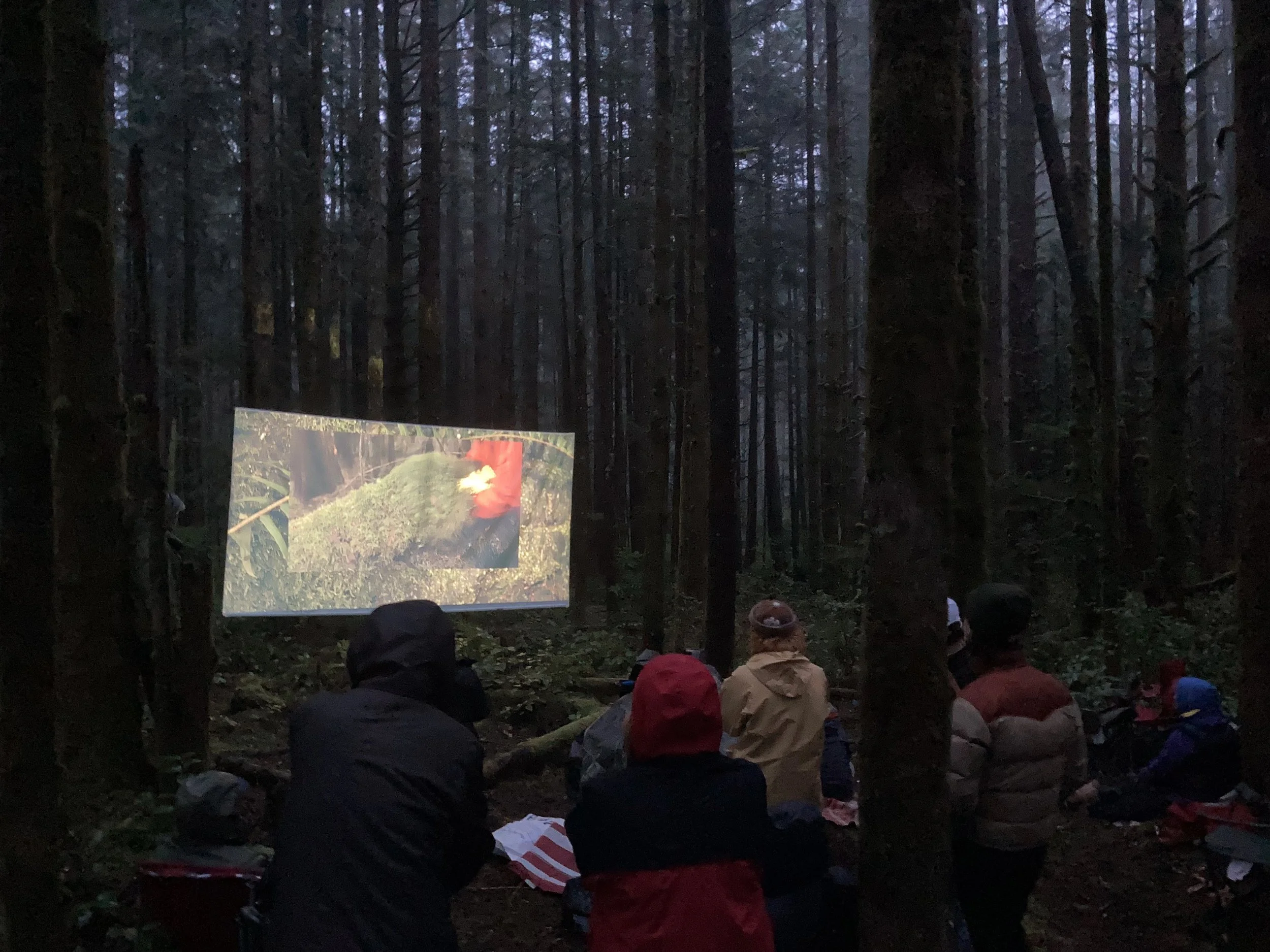 Public screening of Bryosphere for rural residents in Jordan River