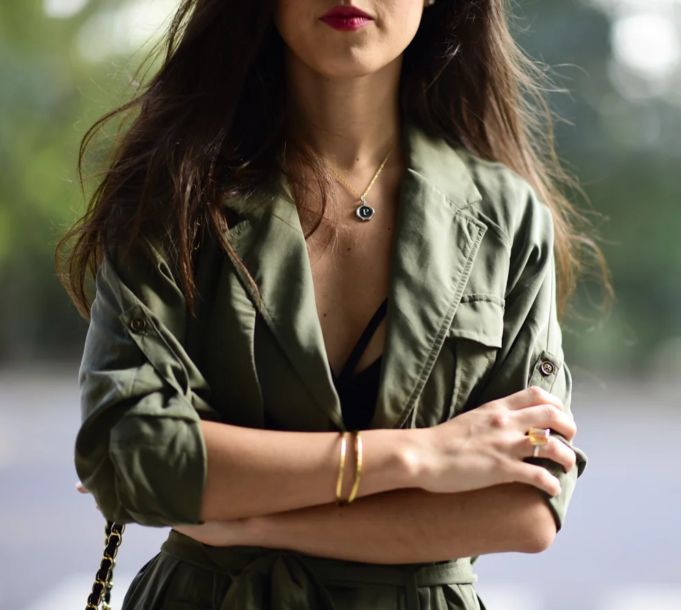 Military Green...shirt/dress