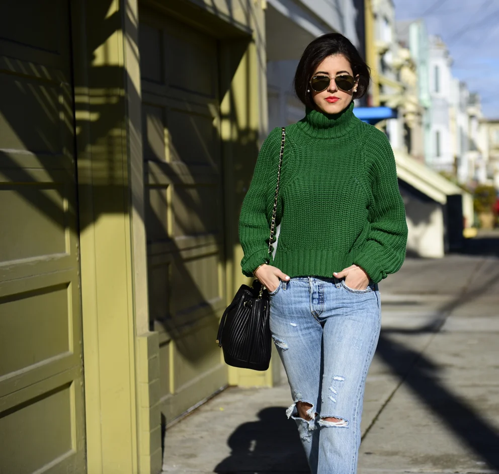 Cozy sweater... I love you