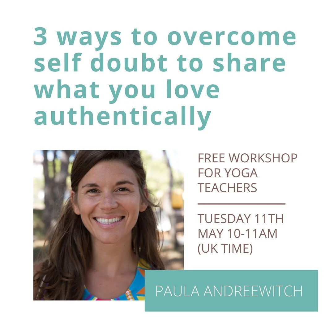 Free Workshop: 3 ways to overcome self doubt to share what you love authentically ☀️

My dears, this is a biggie that comes up so often!  And it can be so depleting and debilitating. Having grappled with this beast for some time, in this workshop I a