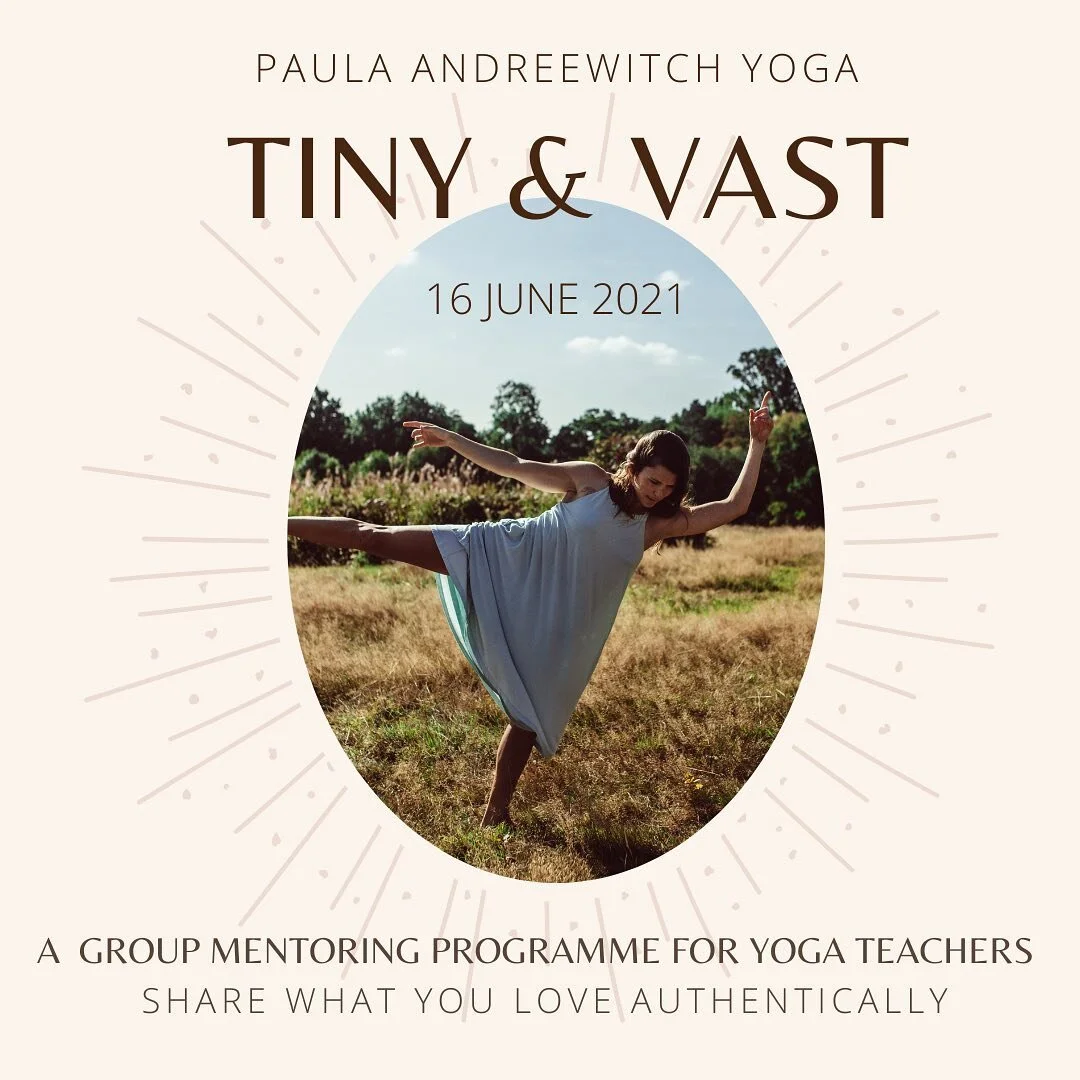 Hello lovely people, I&rsquo;d like to introduce you to Tiny &amp; Vast ✨

For years I have been weaving these threads together and I am SO excited to finally offer this group immersion for teachers. 

This programme has been built with so much love,