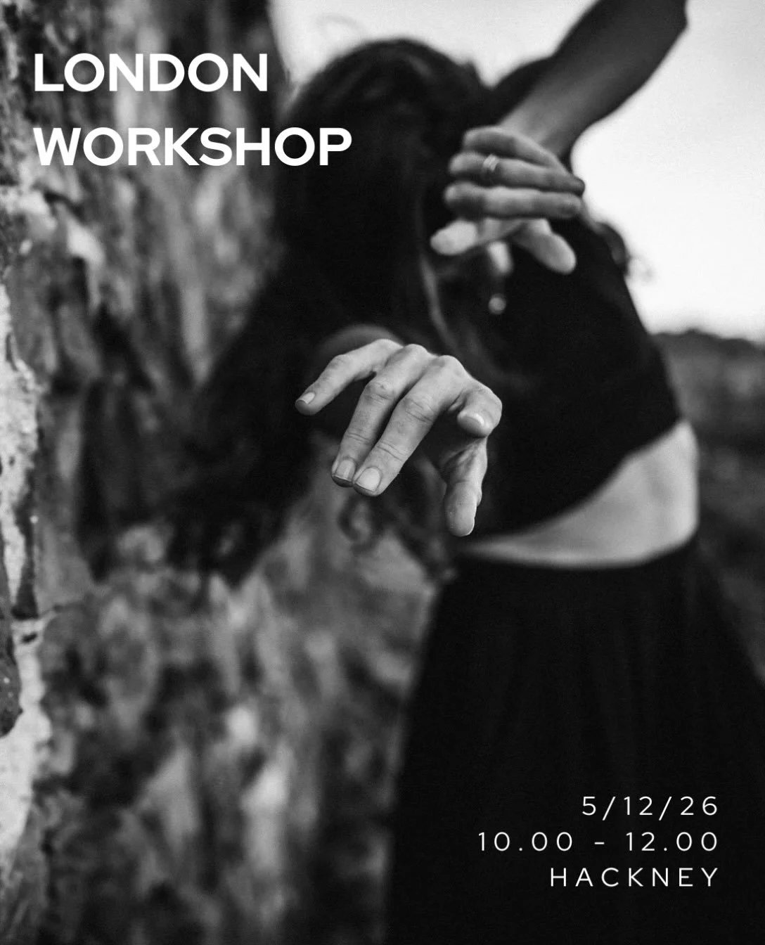 London! 

Join me for a morning of practice &amp; exploration: somatic enquiry, creative unfolding, embodied anatomy, felt sense philosophy, devotion &amp; sacred sound ⚡️

This is the last of the year! An opportunity to gather, take stock, play, res