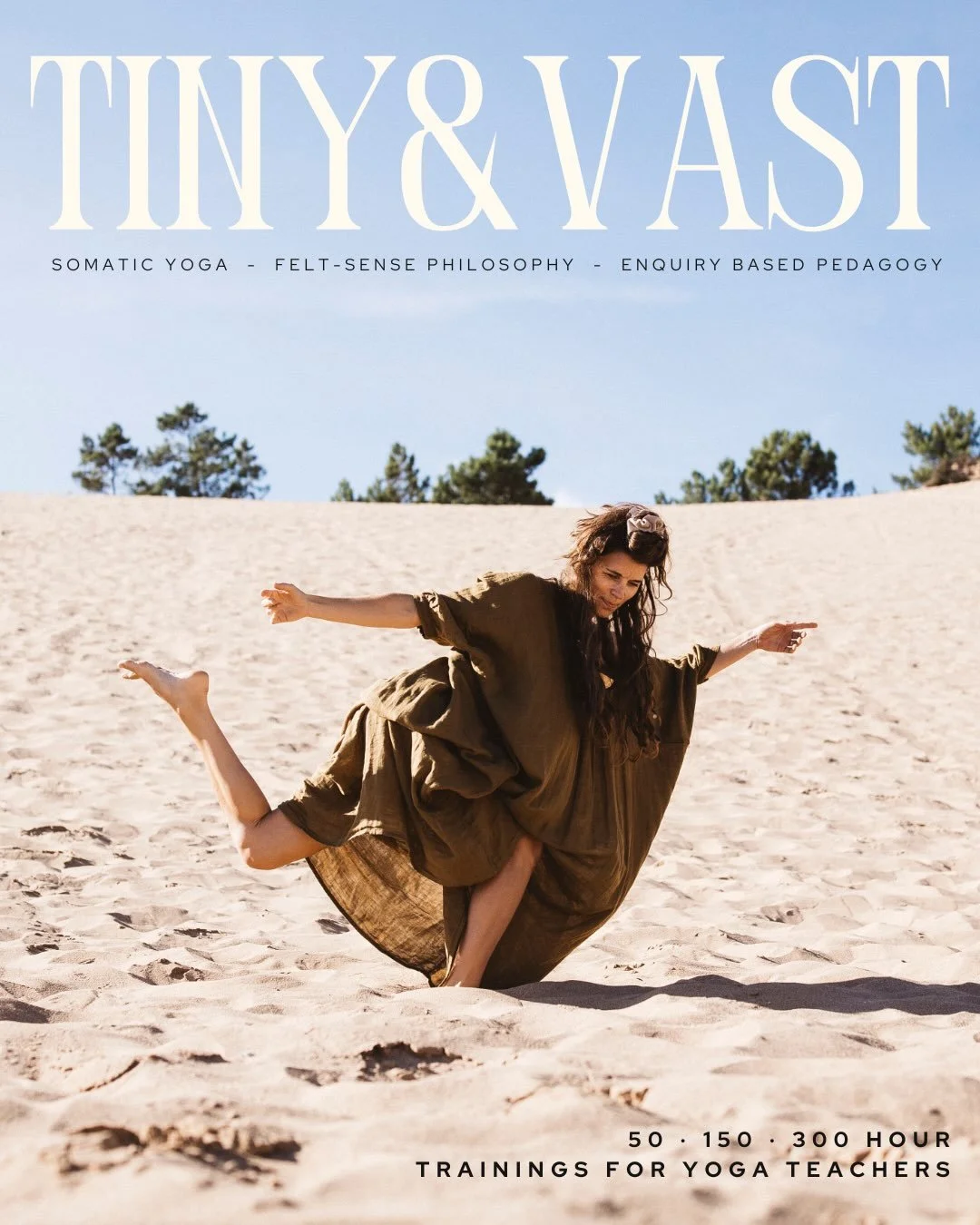 Ohh my goodness. It&rsquo;s given me such joy and hope to feel this training grow, evolve and collectively become something so special over the years. 

Tiny&amp;Vast is a living enquiry into what it means to be human; a nerdy playground where somati