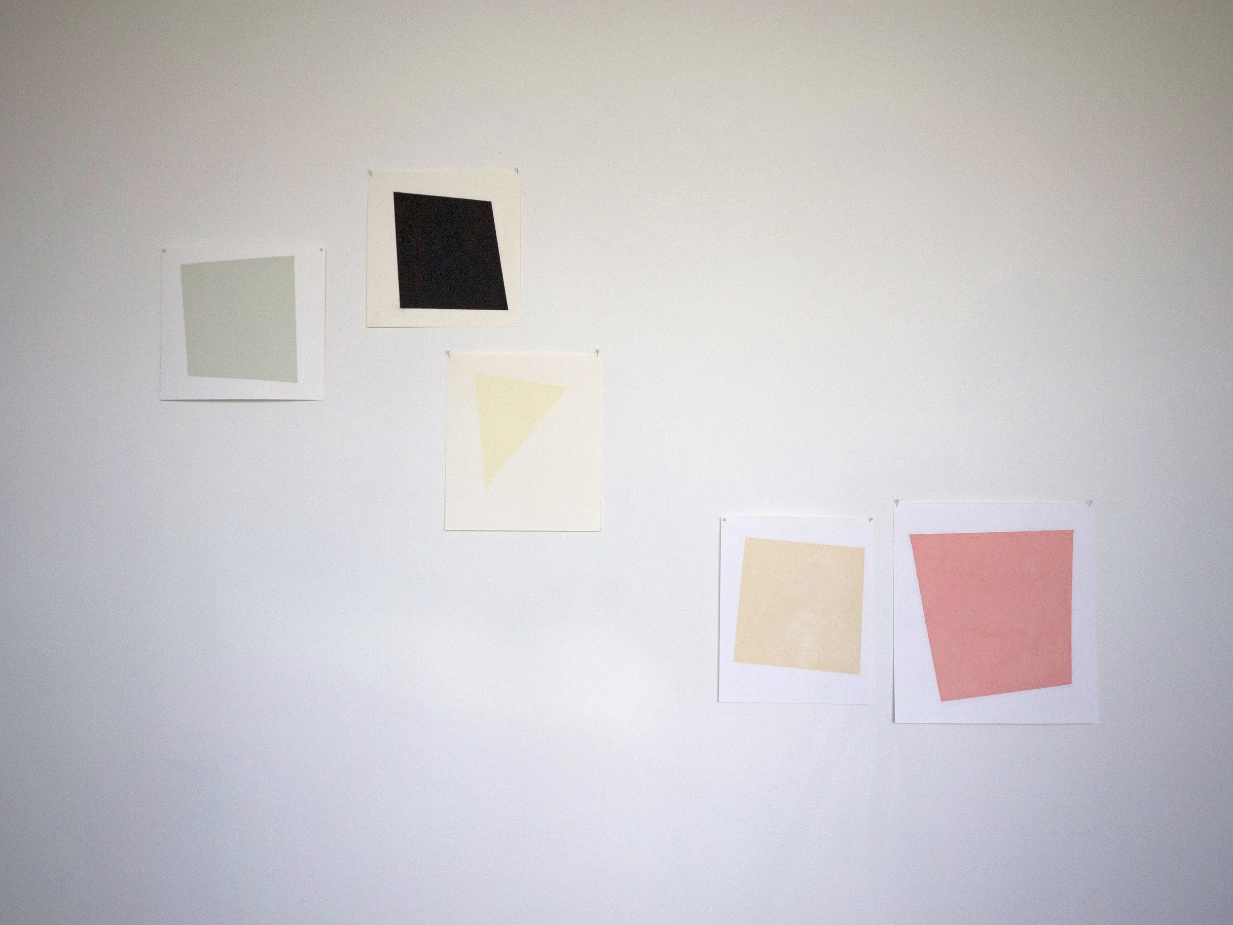 Pastel pencil and oil crayon on various paper As installed: appx. 80cm x 120 cm