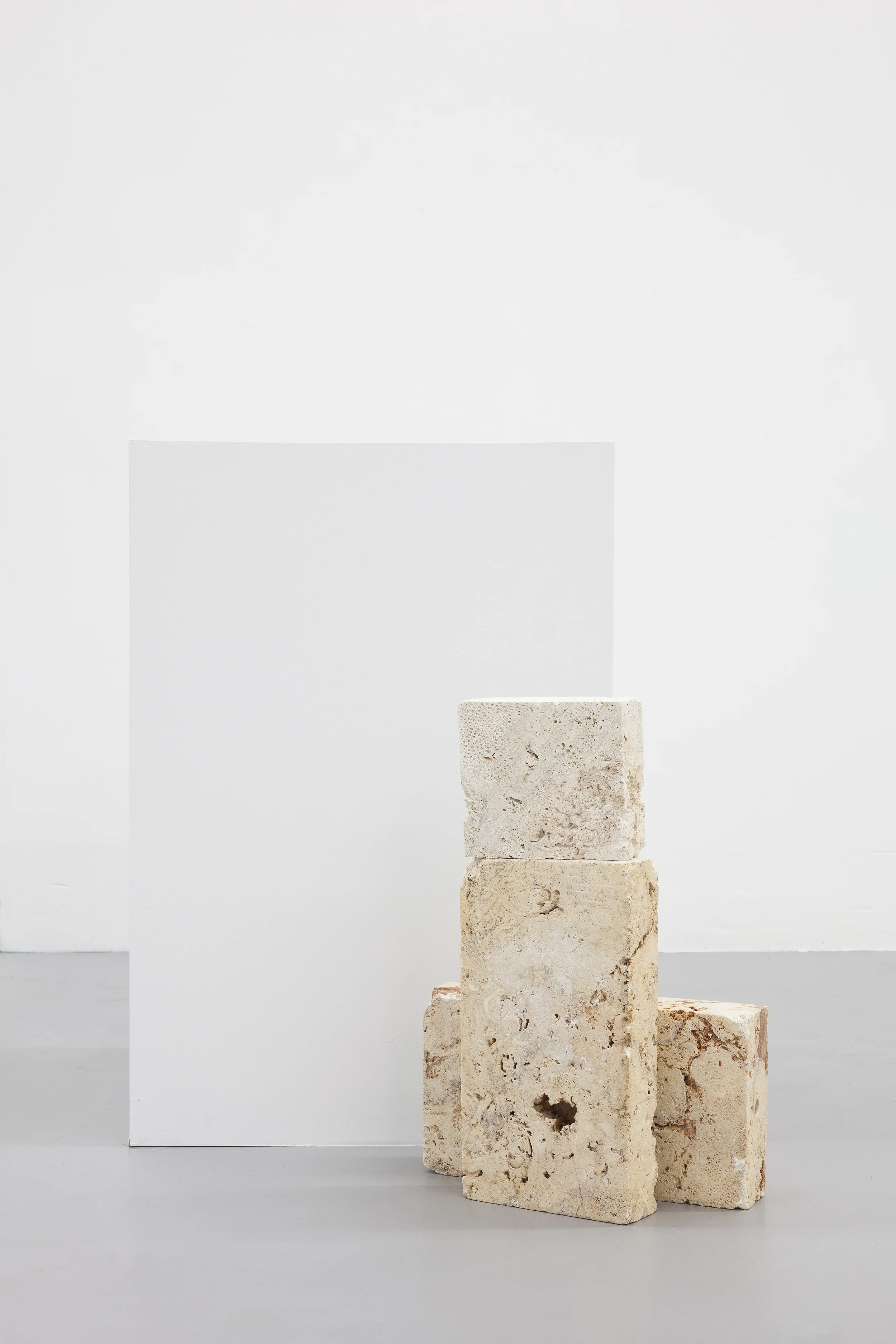 Hither/Thereat Choral stone (found) and pedestal 100 x 75c x 90 cm (appx.)