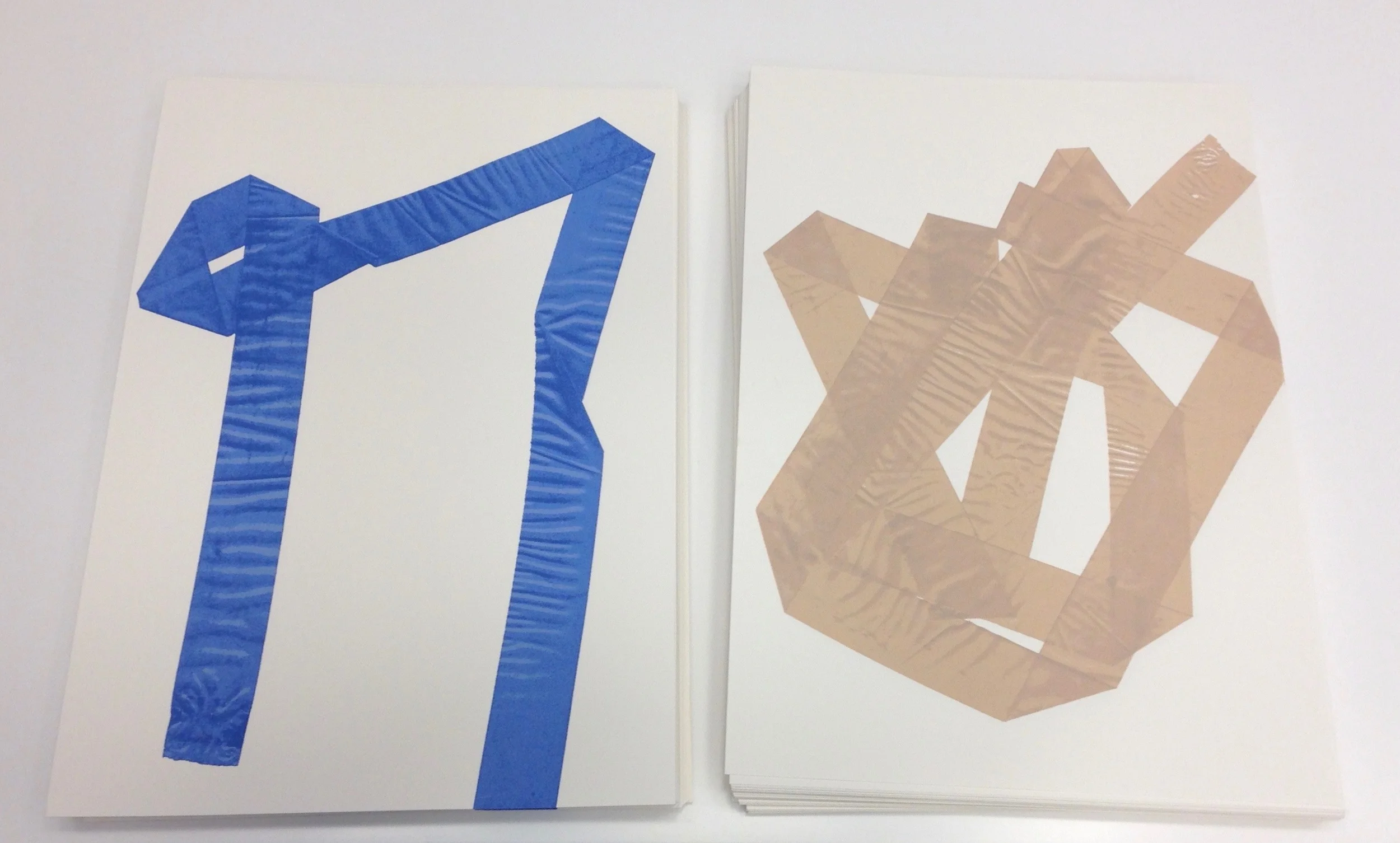 Ribbon I & II Special print edition by Kunsthall Stavanger, Norway 35 x 50 cm Ed. 50 each