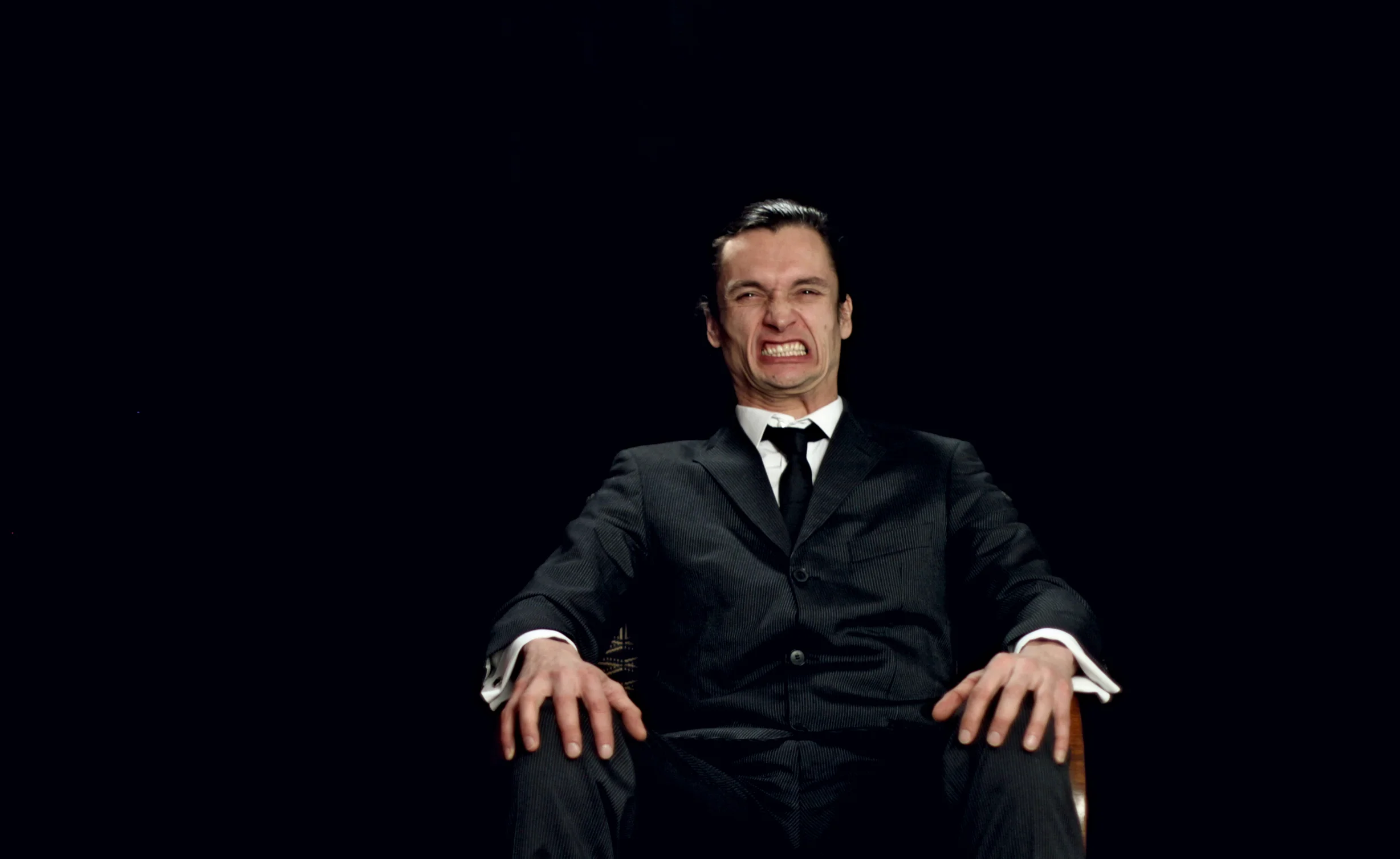 Mattias Härenstam, Portrait of a smiling man (video still), 2010. Image courtesy of the artist.