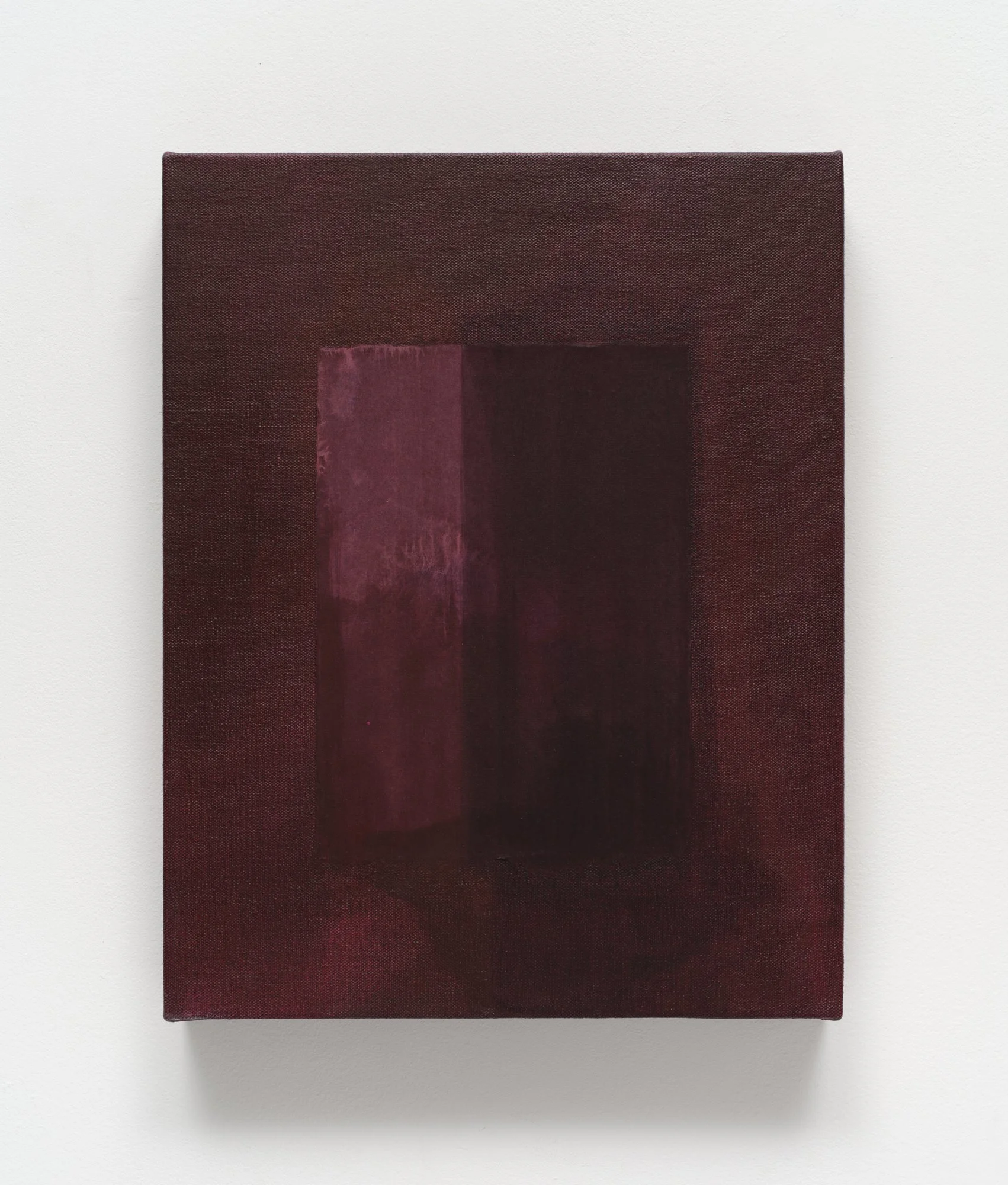  Untitled, 2024 Watercolor on Japanese Awagami paper mounted on primed cotton canvas 14×11x1.2 in 36×28×4 cm Photo: KC Crow Maddux 
