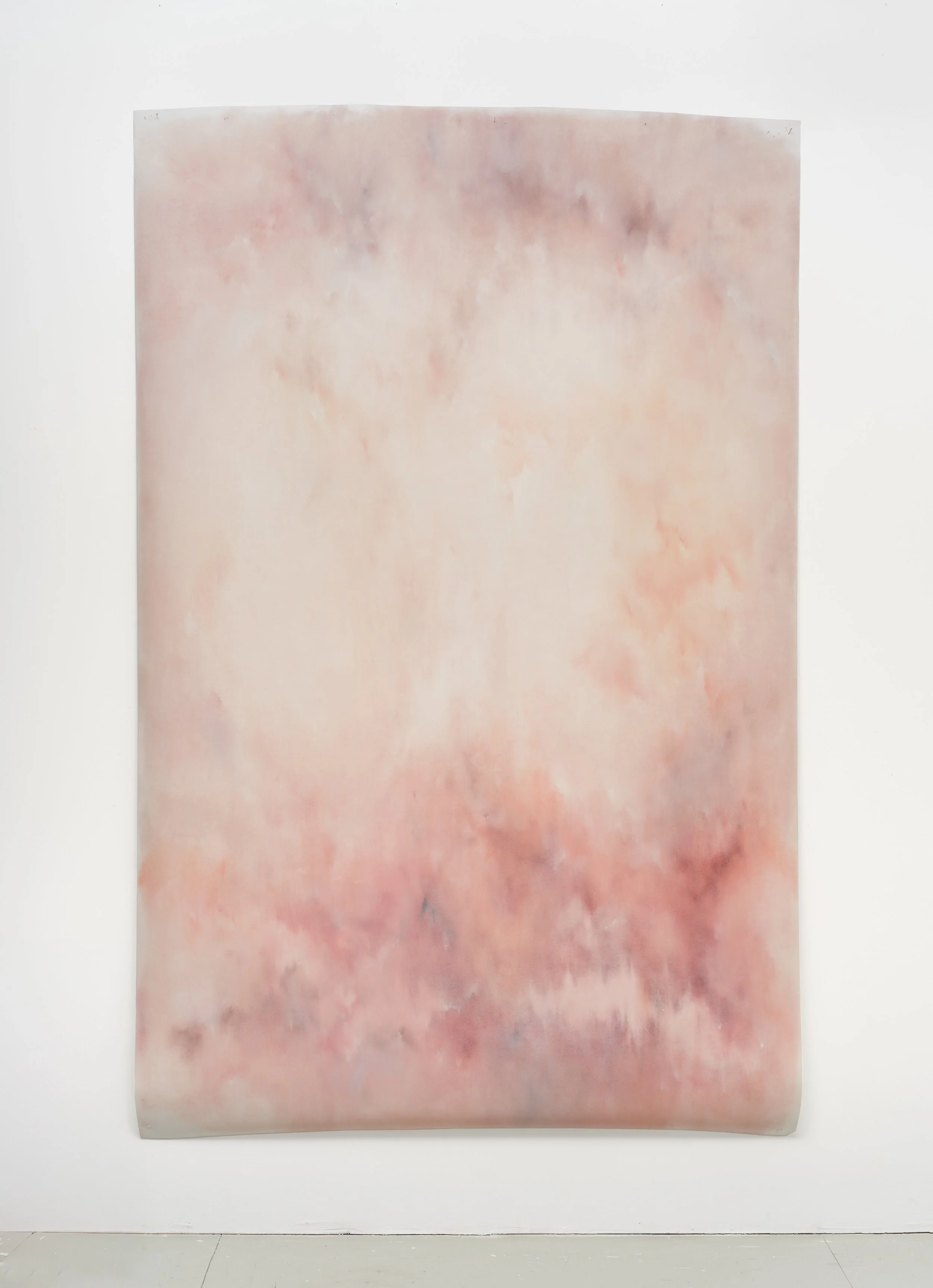  Liminal Drift I, 2025-26 Pastel on paper, 89x52 in / 208x132 cm 