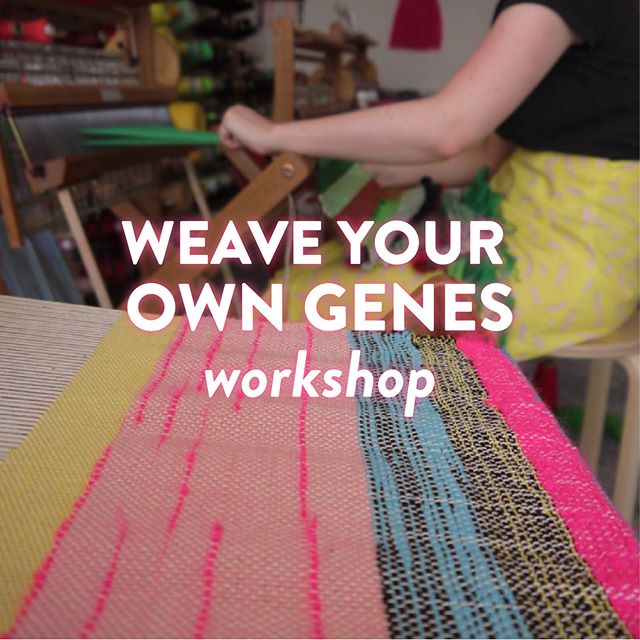 We&rsquo;ve teamed up with the @thelondonloom to bring you a DNA x weaving masterclass! If you fancy getting to know your genetic self &amp; creating your own personalised weave then come to our workshops! Available on thelondonloom.com 🌈
.
.
.
.

#