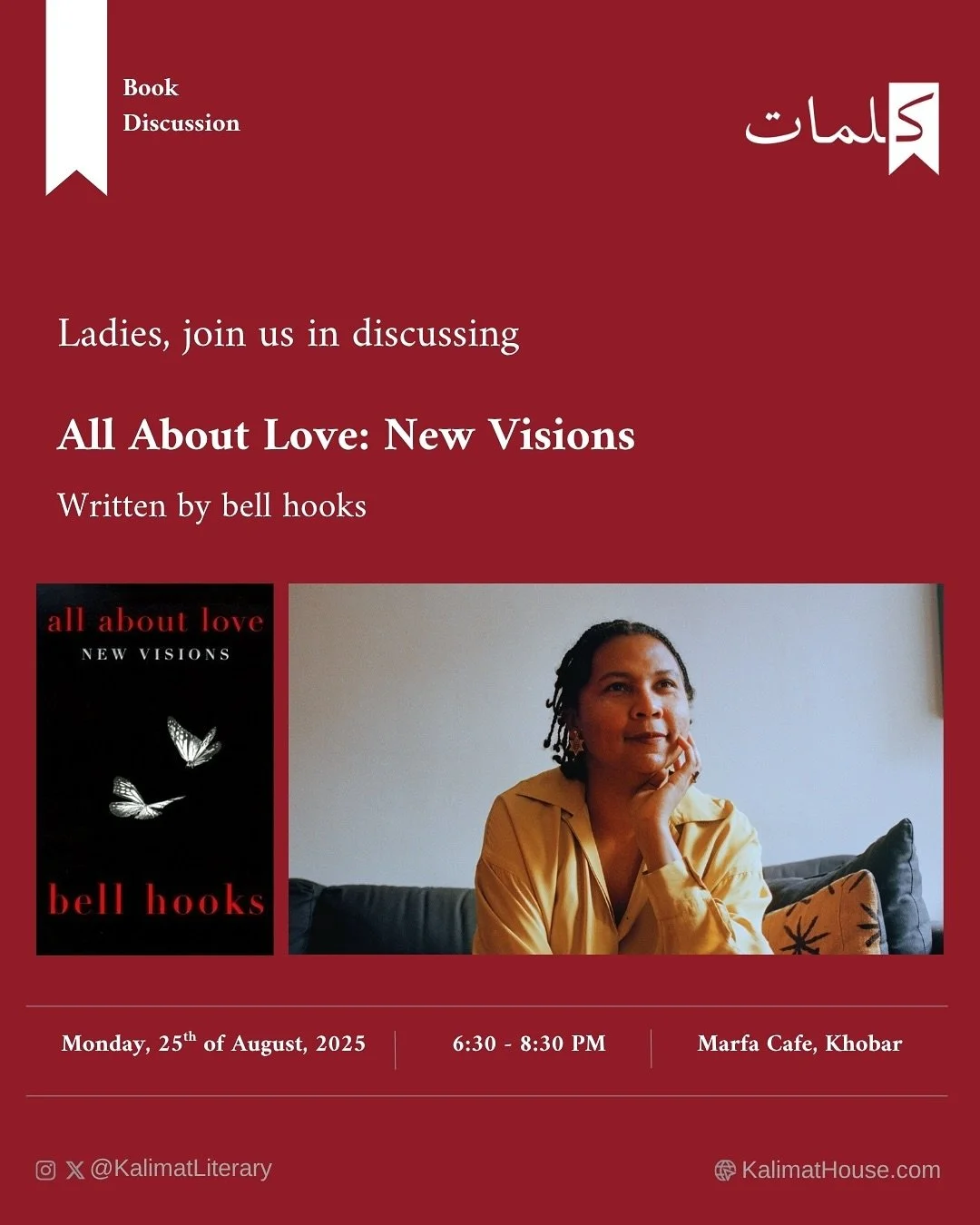 Ladies, let&rsquo;s talk L O V E!
We&rsquo;re diving into All About Love: New Visions by bell hooks this month and we can&rsquo;t wait to explore it together.
Please RSVP via our Meetup link in our bio.