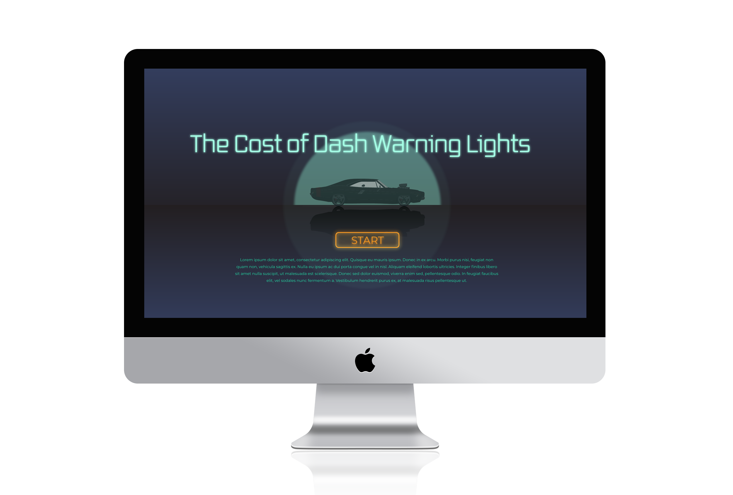  This wasn’t a normal brief, so I wanted to do something different with it. I designed it to mimic a cars dashboard, using a dial in the centre instead of a slider.  