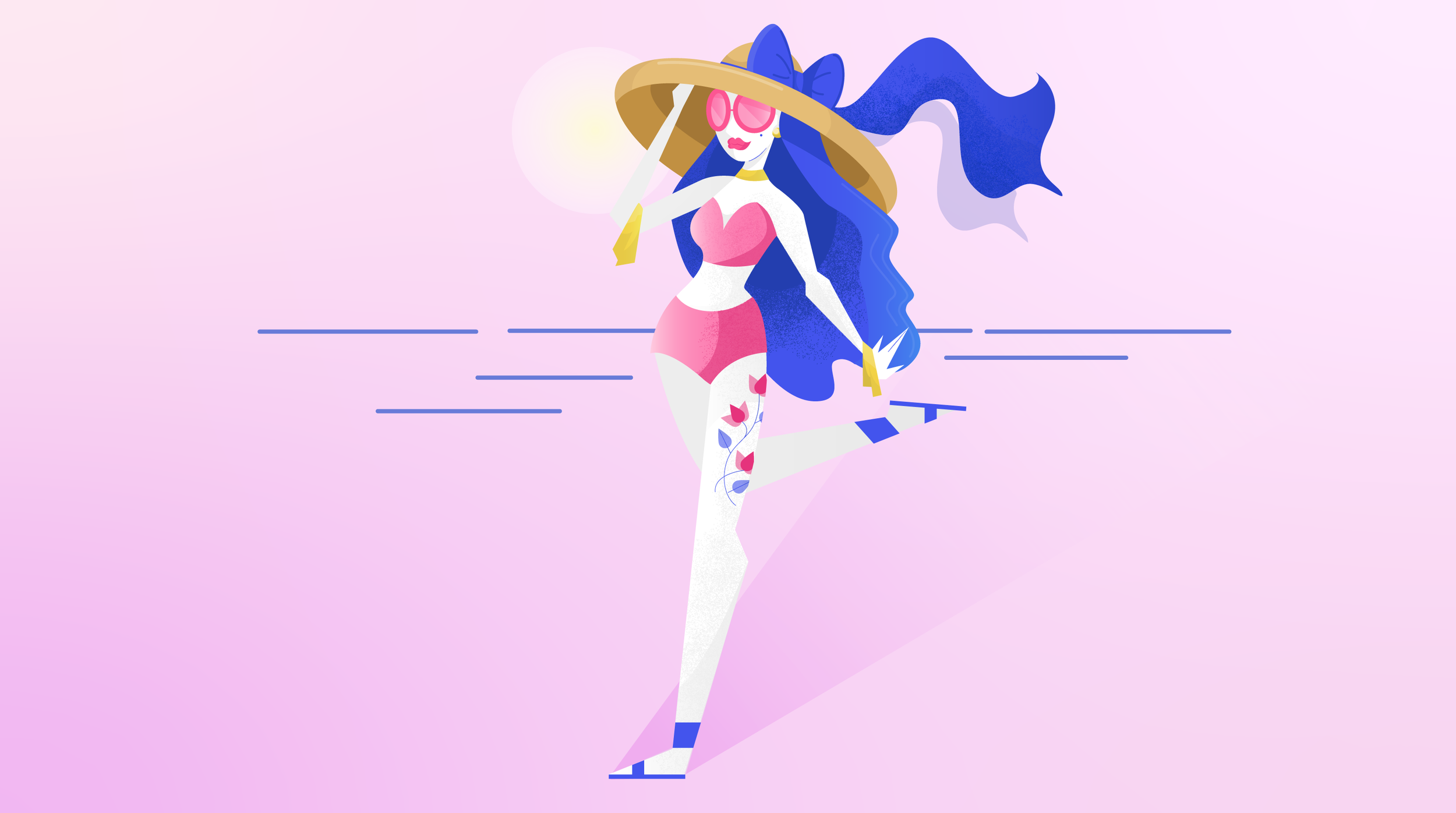  Each illustration is a test, I try things such as adding texture, playing with stroke weights or trying new styles entirely.  