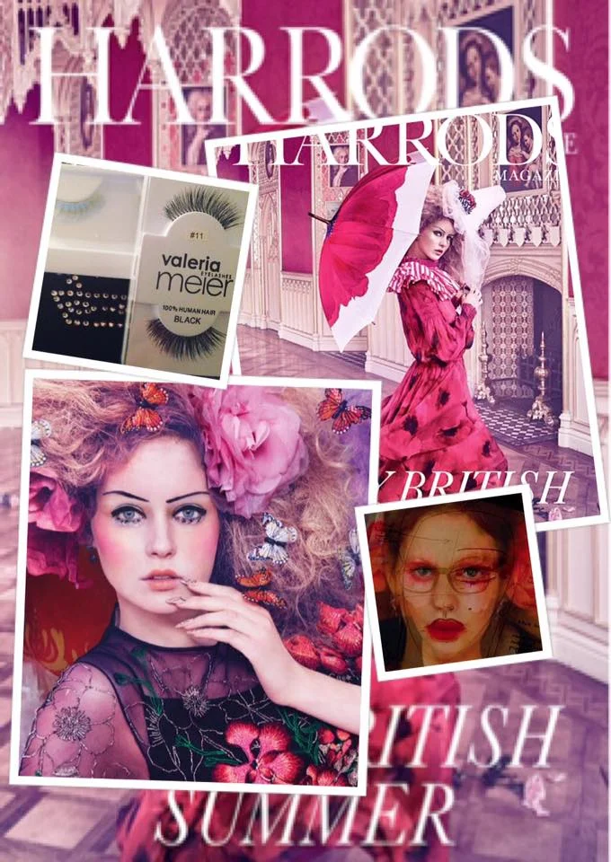 Make Up: Yasmin Heinz, Agentur Soho Management London Fotograf: Ruven Afanador for Harrods Magazine
