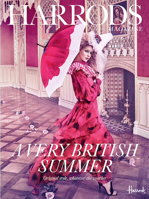 Make Up: Yasmin Heinz, Agentur Soho Management London Fotograf: Ruven Afanador for Harrods Magazine