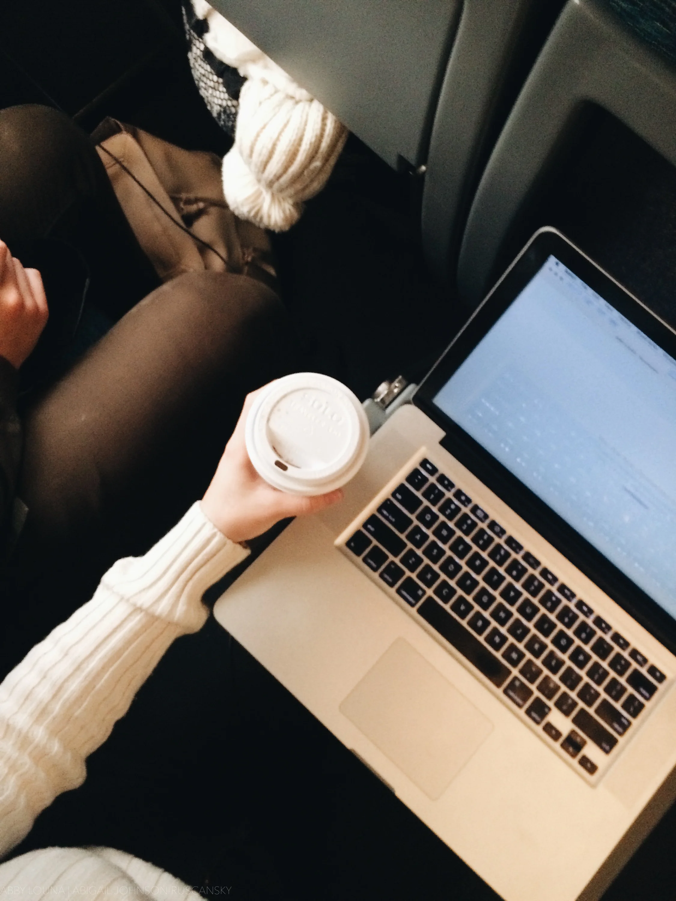 My favorite part of taking the Downeaster is the access to wifi AND outlets next to my seat. I charge my gear right next to me and have enough room to work on the way. 