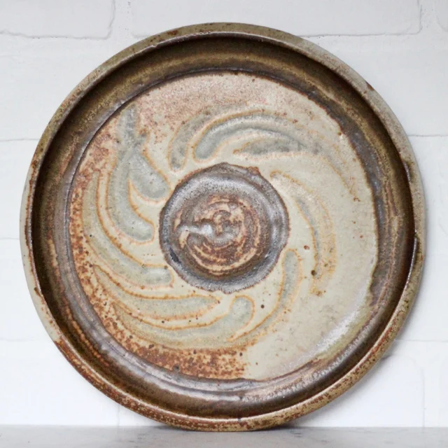 vintage studio pottery plate left coast revivals 1.jpg