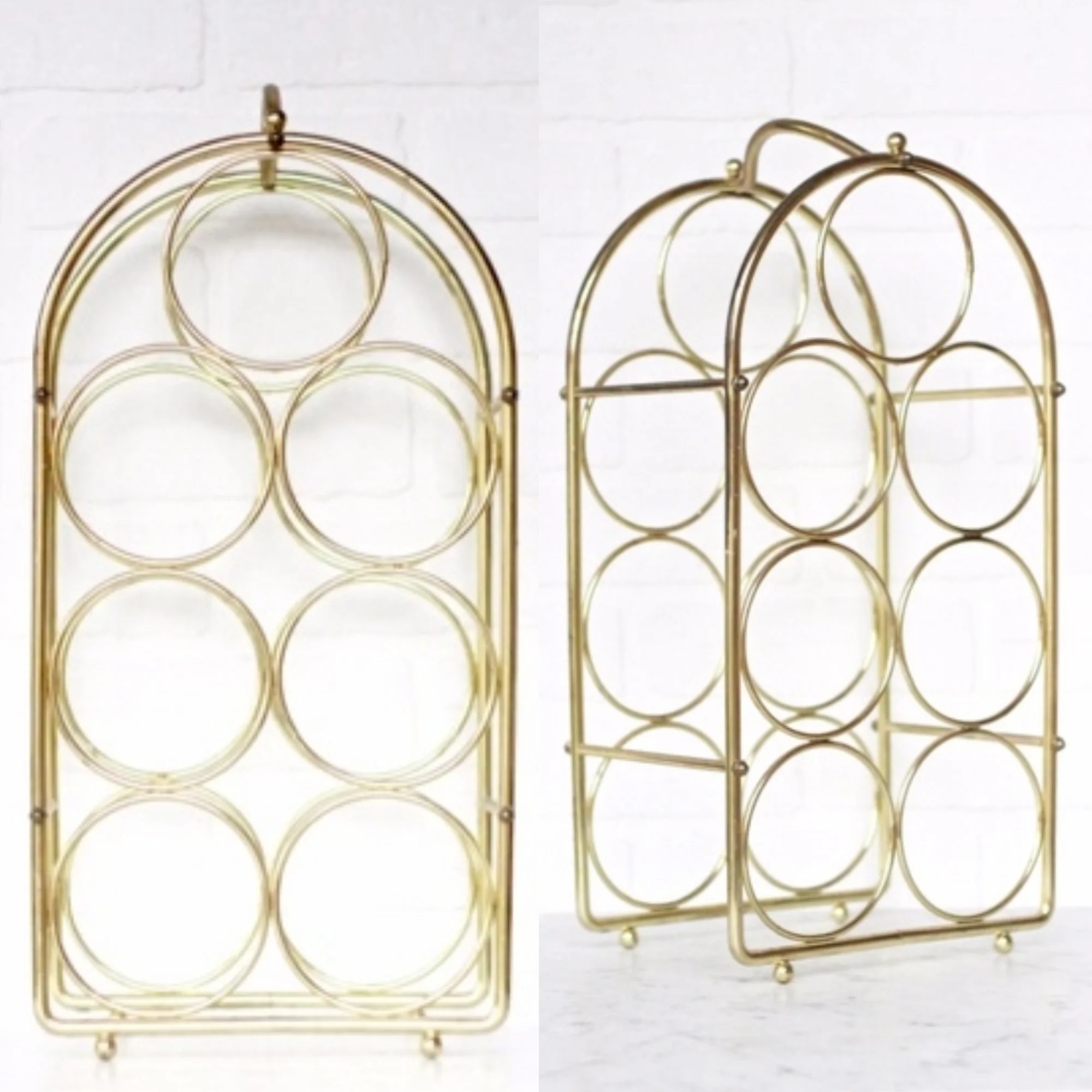 vintage brass wine rack left coast revivals 1.jpg