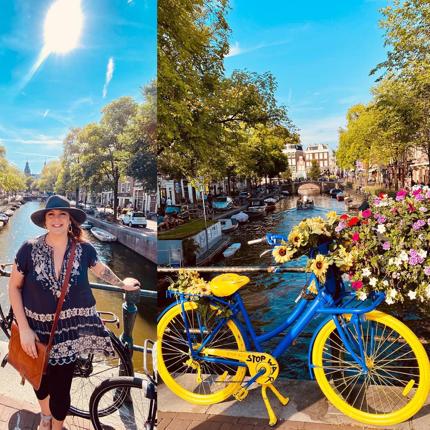 Amsterdam!! I love this city ❤️ We stopped over for a few days on our way to Morocco and we lucked out on beautiful weather. We had so much fun exploring the city! We shopped flea markets, went treasure hunting in antique shops, walked the historical