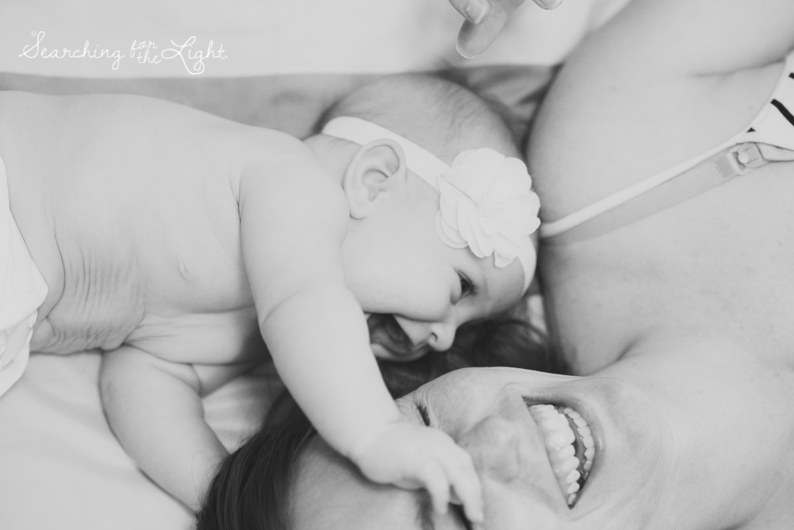 Me and my daughter when she was a few months old, photo credit my husband