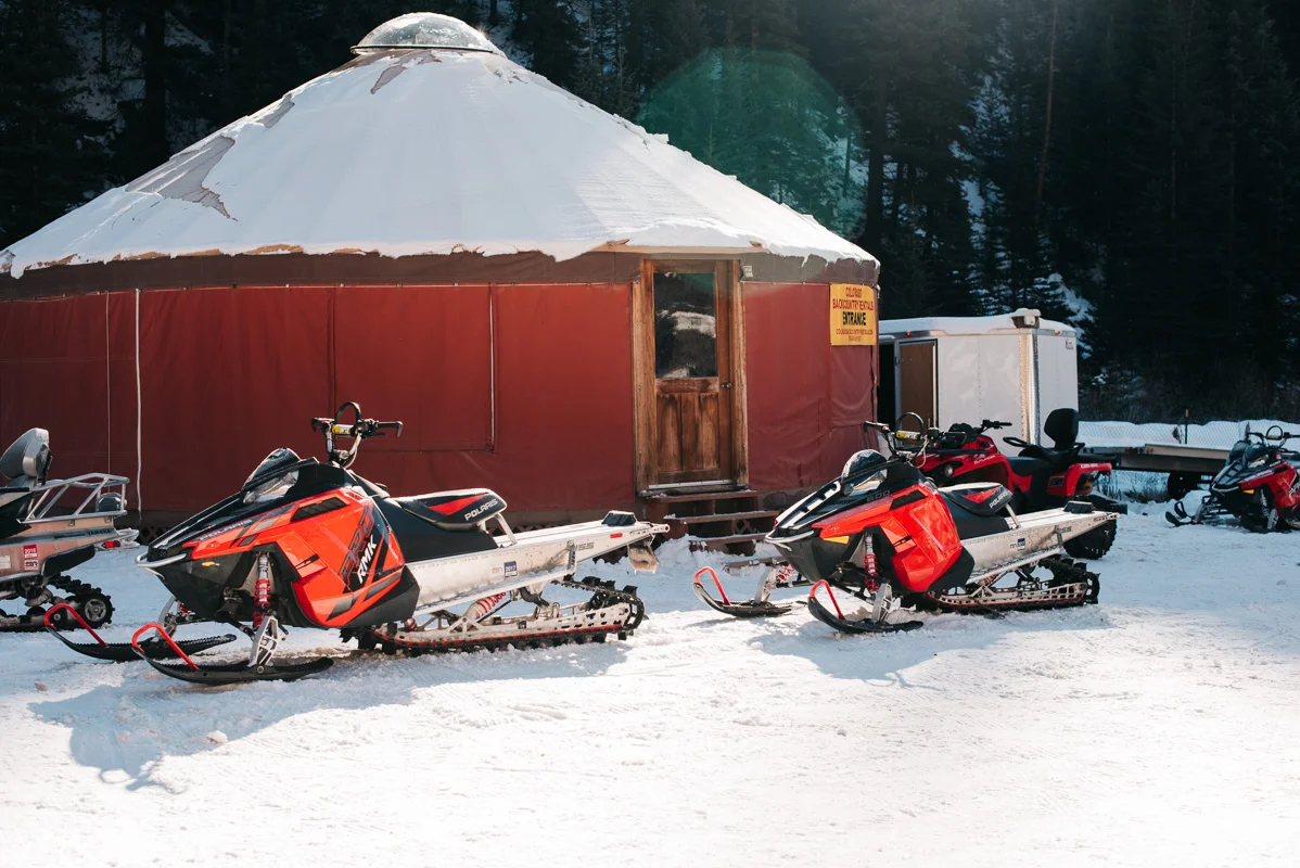 Snowmobile Adventure Winter Mountain Elopement | Vail Pass Winter Elopement | Colorado Elopement Photographer