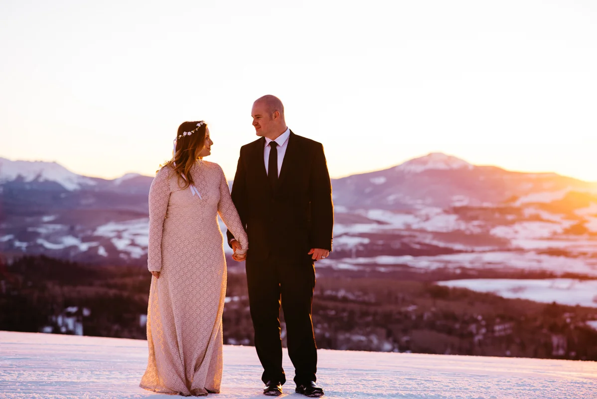 Colorado Mountain Adventure Elopement & Intimate Wedding | Paige & Chad {Telluride, Colorado Mountain Adventure Winter Elopement)