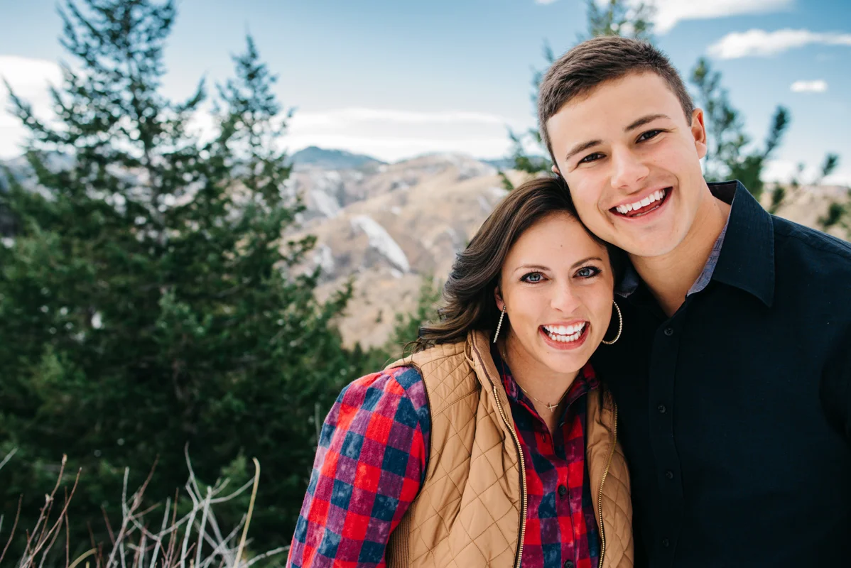 Anniversary Adventure Engagement Couple Photography | Mountain Denver Colorado.