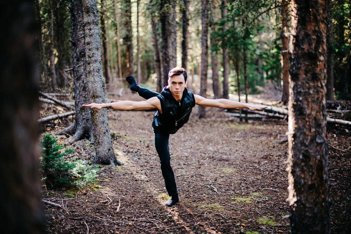 Pas De Deux | Couple Ballet Dance | Kevin & Sara {Mountain Denver, Colorado Ballet and Dance Photographer | Echo Lake Mount Evans Colorado}