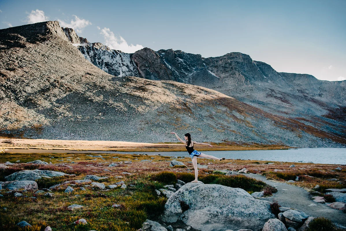 Pas De Deux | Couple Ballet Dance | Kevin & Sara {Mountain Denver, Colorado Ballet and Dance Photographer | Echo Lake Mount Evans Colorado}