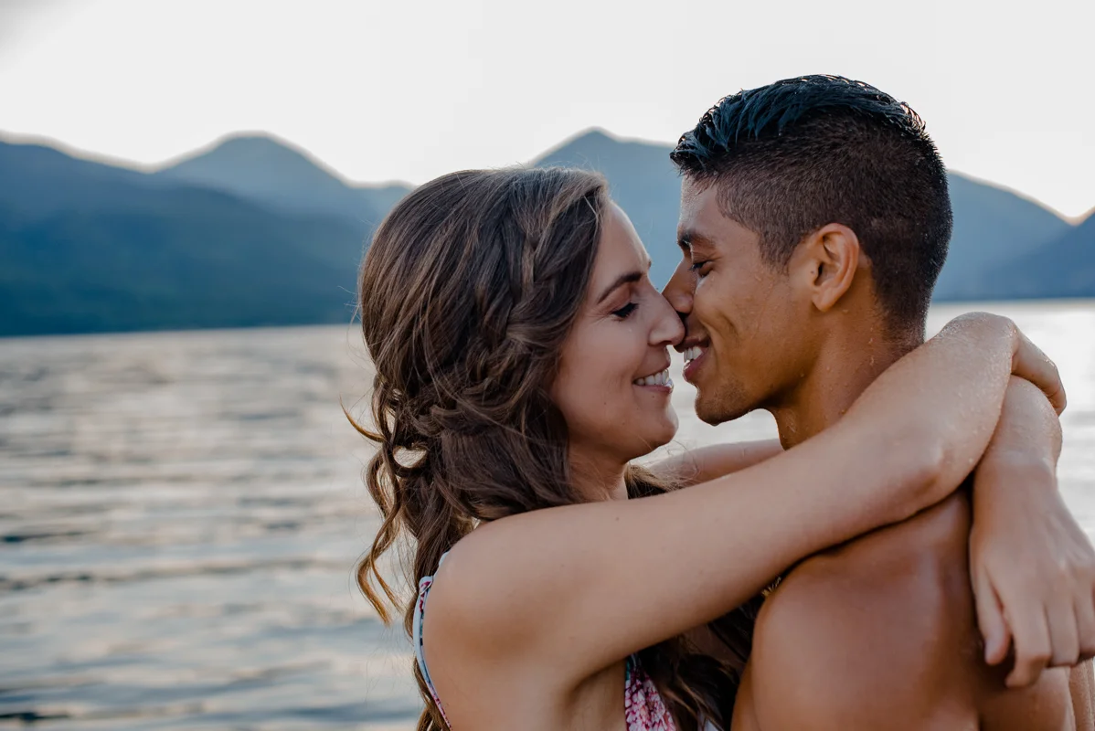 Adventure Mountain Swimming Elopement of Chronically Ill Wedding {Wheel Chair Friendly Adventure Elopement | Swimming on Your Wedding Day | Mountain Elopement Twin Lakes Colorado}