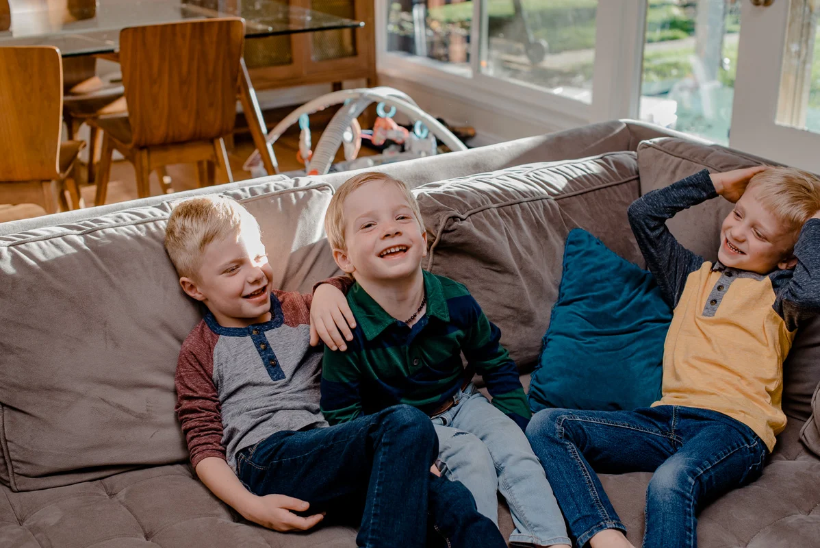 Denver Lifestyle In Home Family Photography {Schulz Family Newborn Family Lifestyle Denver Colorado Photographer}