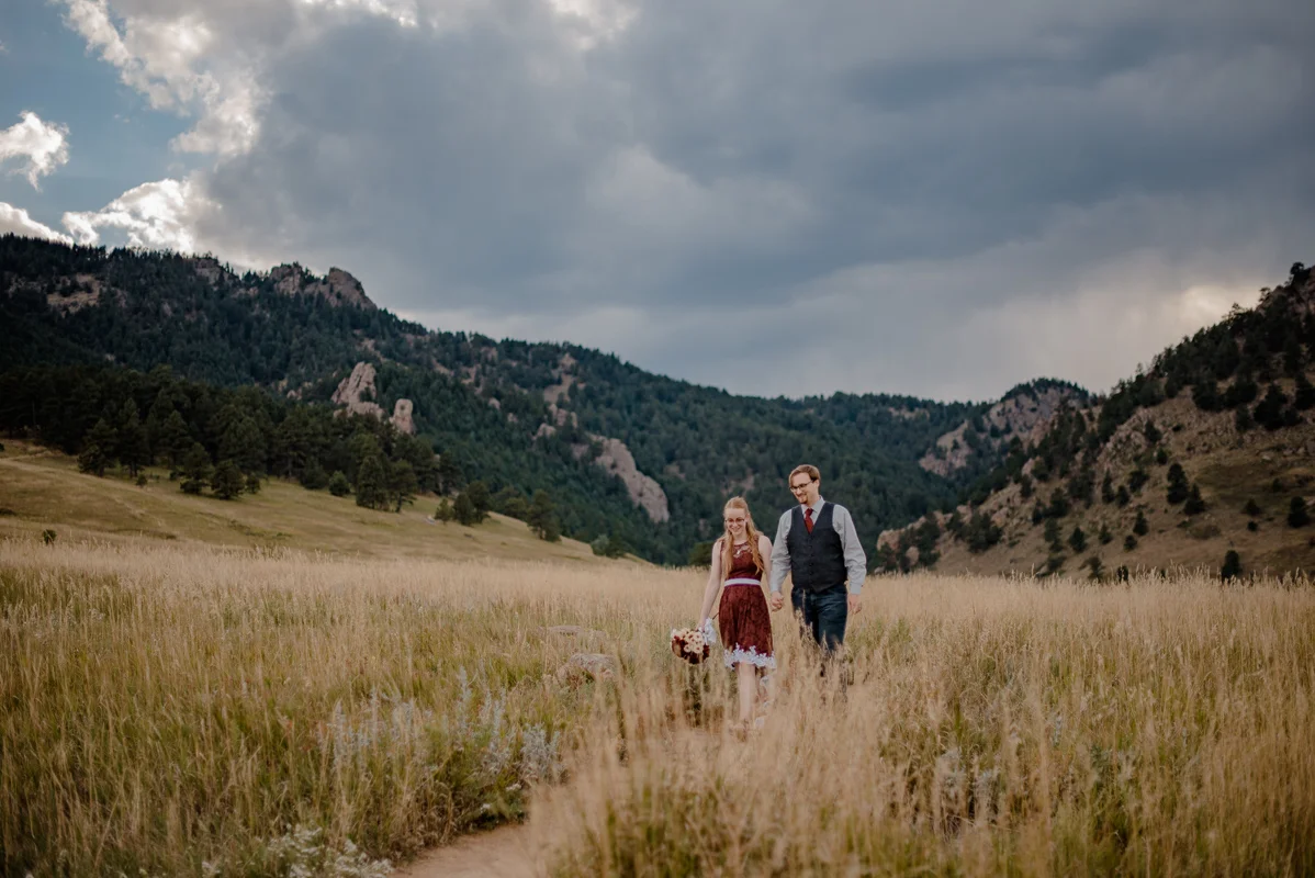 Mountain Elopement Boulder, Colorado {Brett & Kelsey} | Destination Elopement Photographer | Mountain Elopement Photography