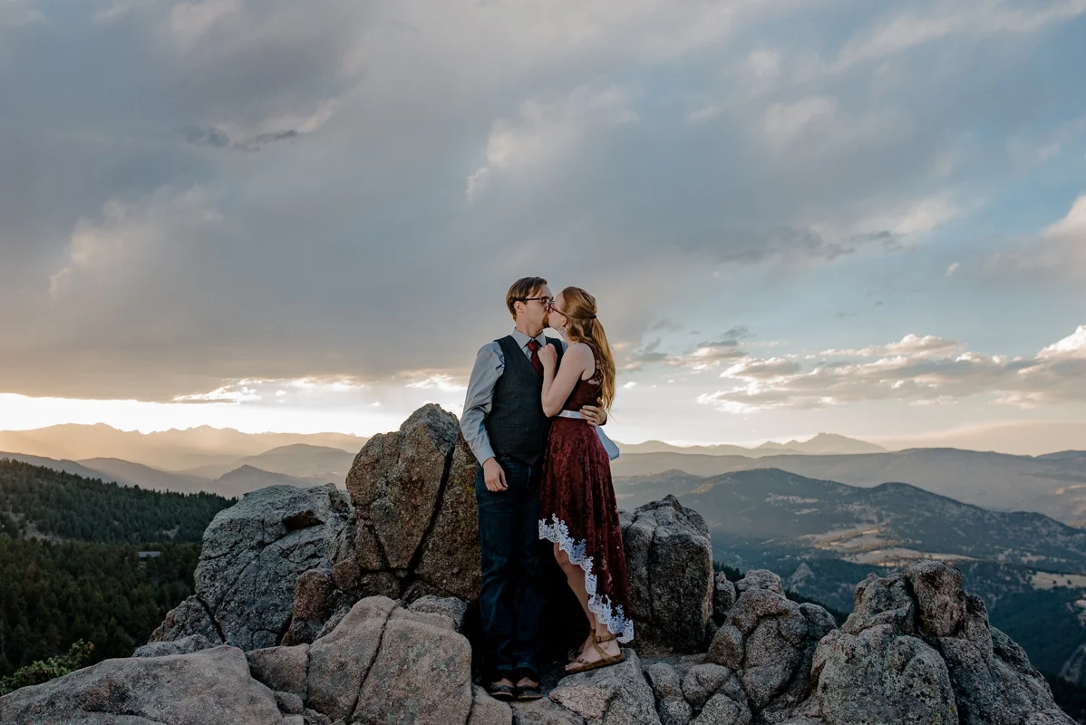 Mountain Elopement Boulder, Colorado {Brett & Kelsey} | Destination Elopement Photographer | Mountain Elopement Photography