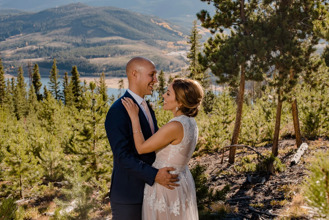 Sapphire Point Overlook Breckenridge, Colorado Mountain Elopement Intimate Wedding { Sarah & Malin} | Capital Hill Denver Colorado Mountain Elopement Photographer