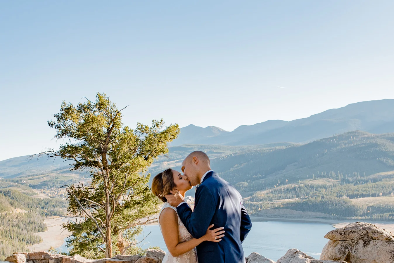 Sapphire Point Overlook Breckenridge, Colorado Mountain Elopement Intimate Wedding { Sarah & Malin} | Capital Hill Denver Colorado Mountain Elopement Photographer