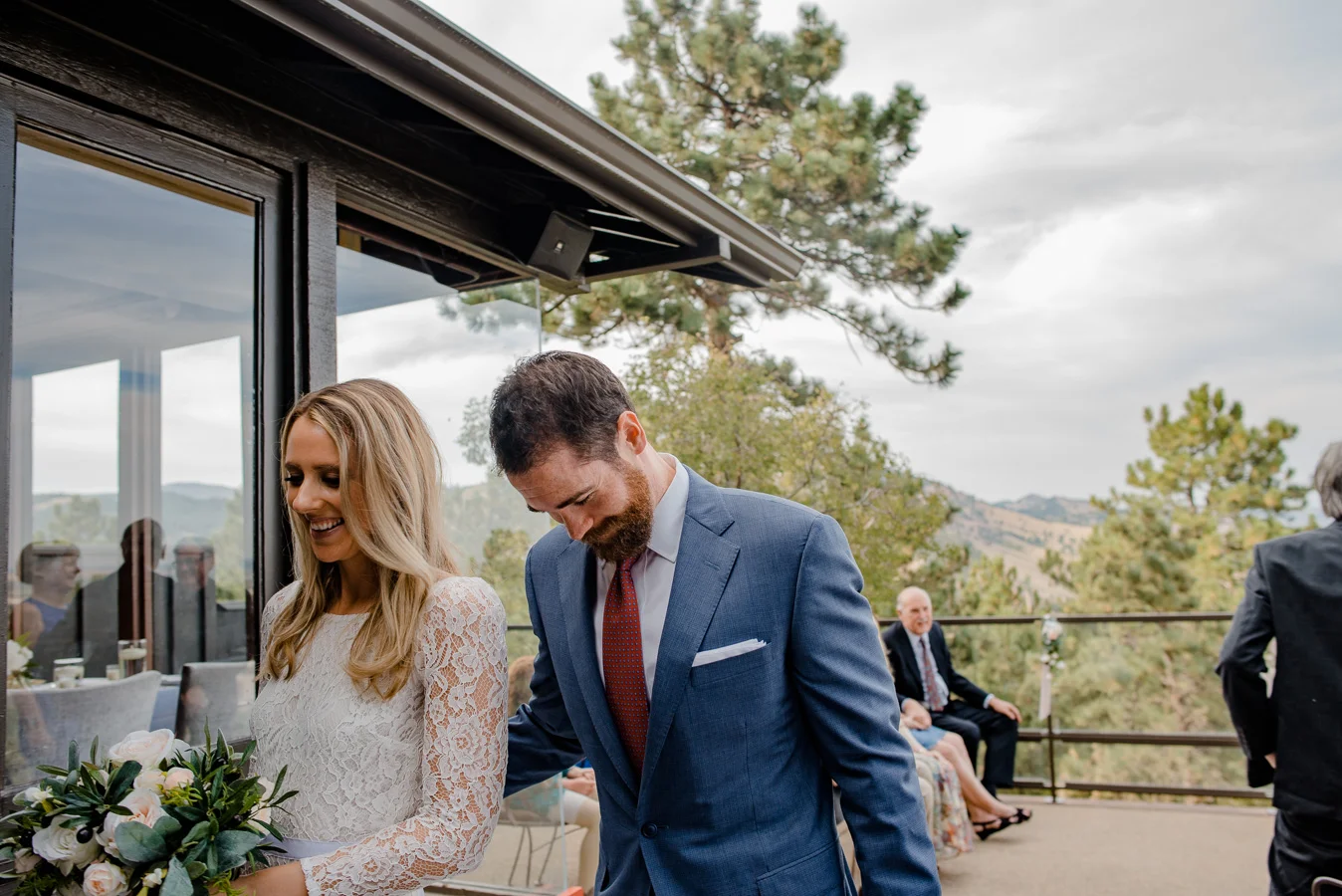 Boulder Colorado Mountain Intimate Wedding Elopement | Flagstaff House Wedding {Jessica & Adam} | Capital Hill Denver Colorado Mountain Elopement Photographer
