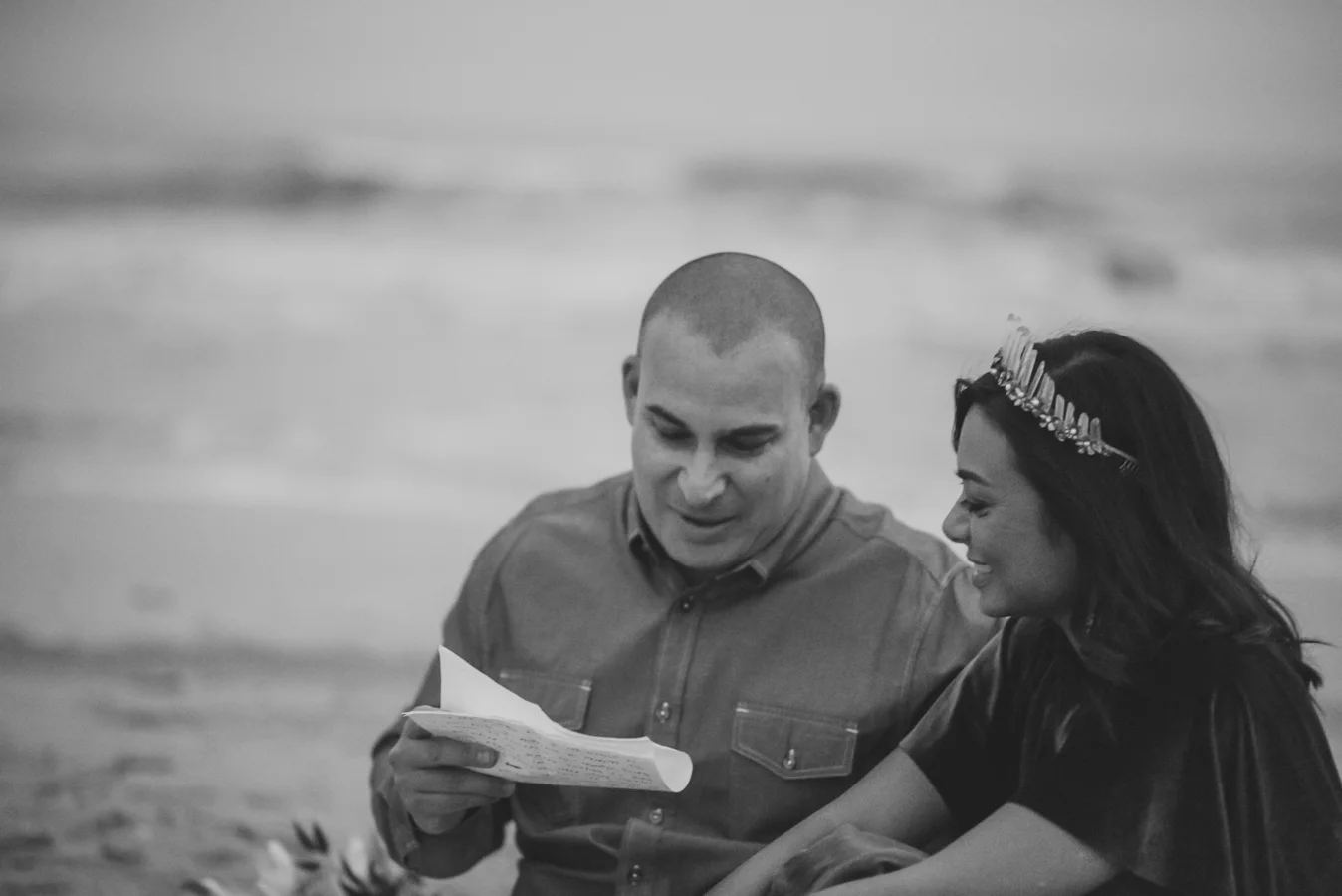 Destination Anniversary Celebration { Folly Beach Charleston, South Carolina Couple Photography | Andrea & Gustavo} | Vintage Car and High Fashion