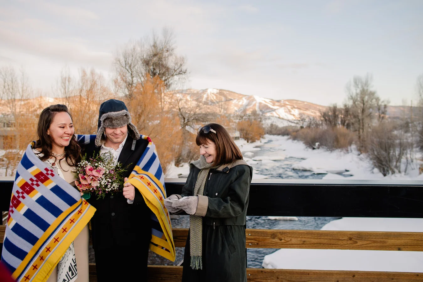 Steamboat Springs, Colorado Elopement {Melissa & Tim | Intimate Winter Wedding on the Yama River} | Steamboat Springs Intimate Wedding Photographer