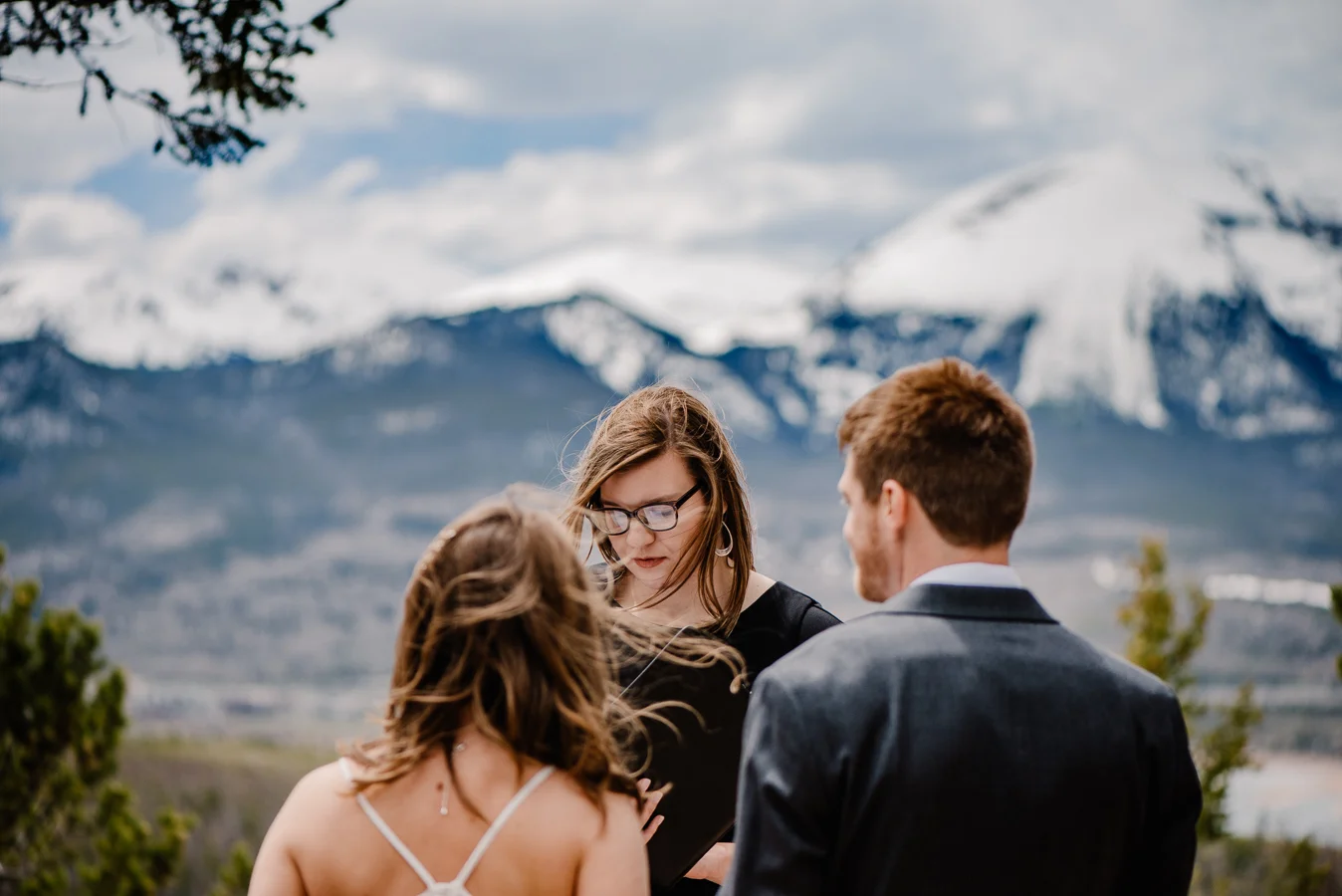 Sapphire Point Breckenridge, Colorado Intimate Elopement Wedding { Aubrey & Gabe | Colorado Mountain Intimate Elopement Photographers}