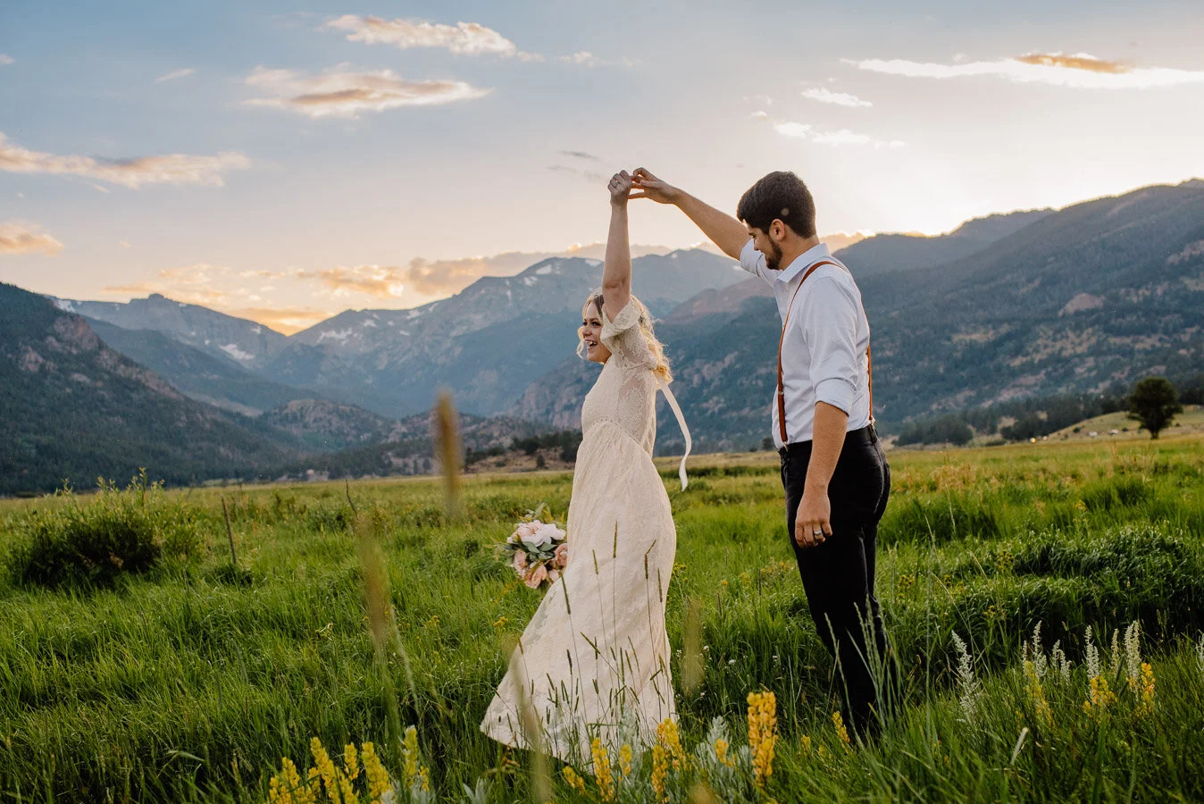 Rocky Mountain National Park Colorado Elopement Photographers { Melanie & Samuel | Colorado Elopement Photos}