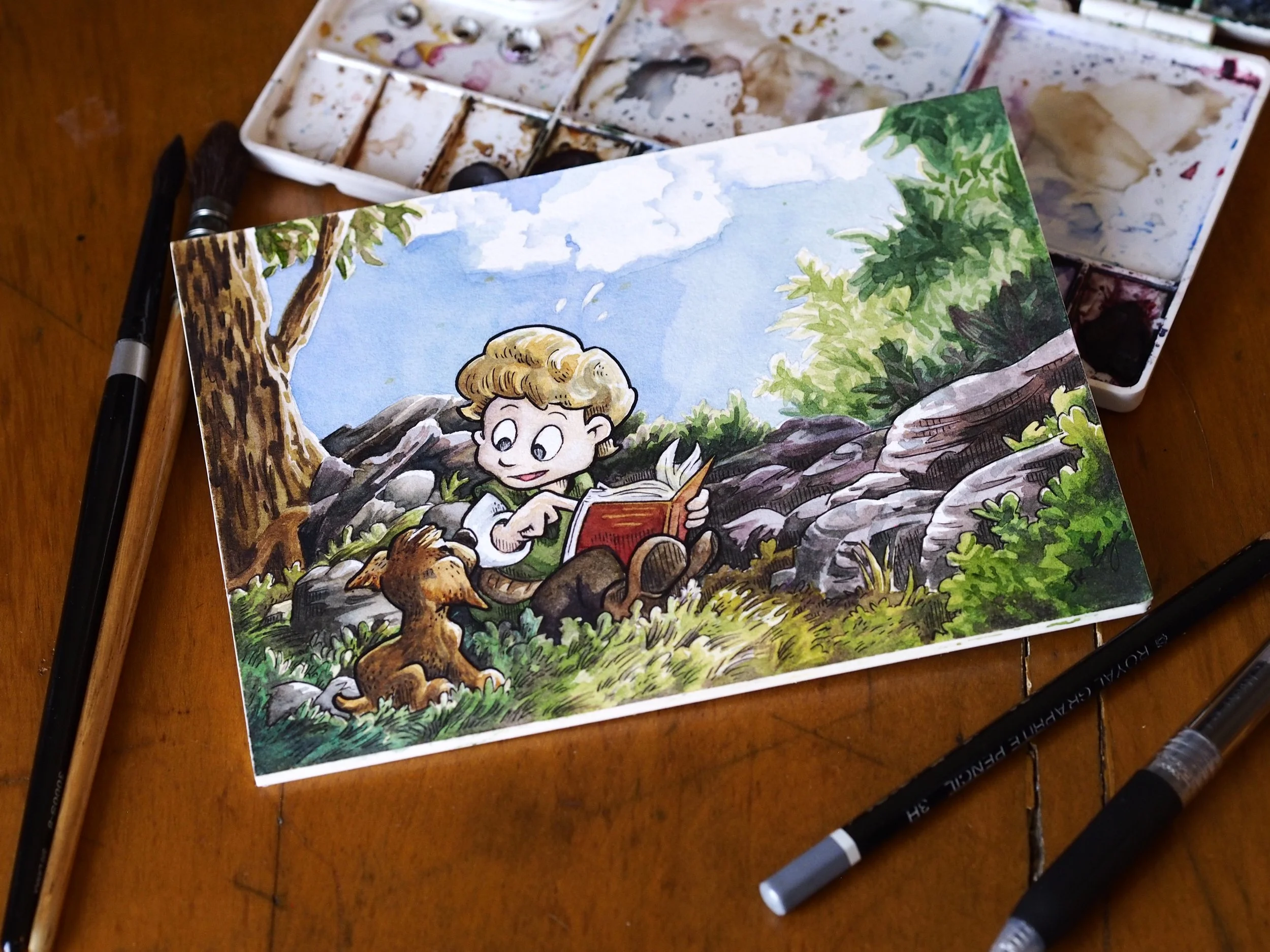 Original Art — Marco's Afternoon