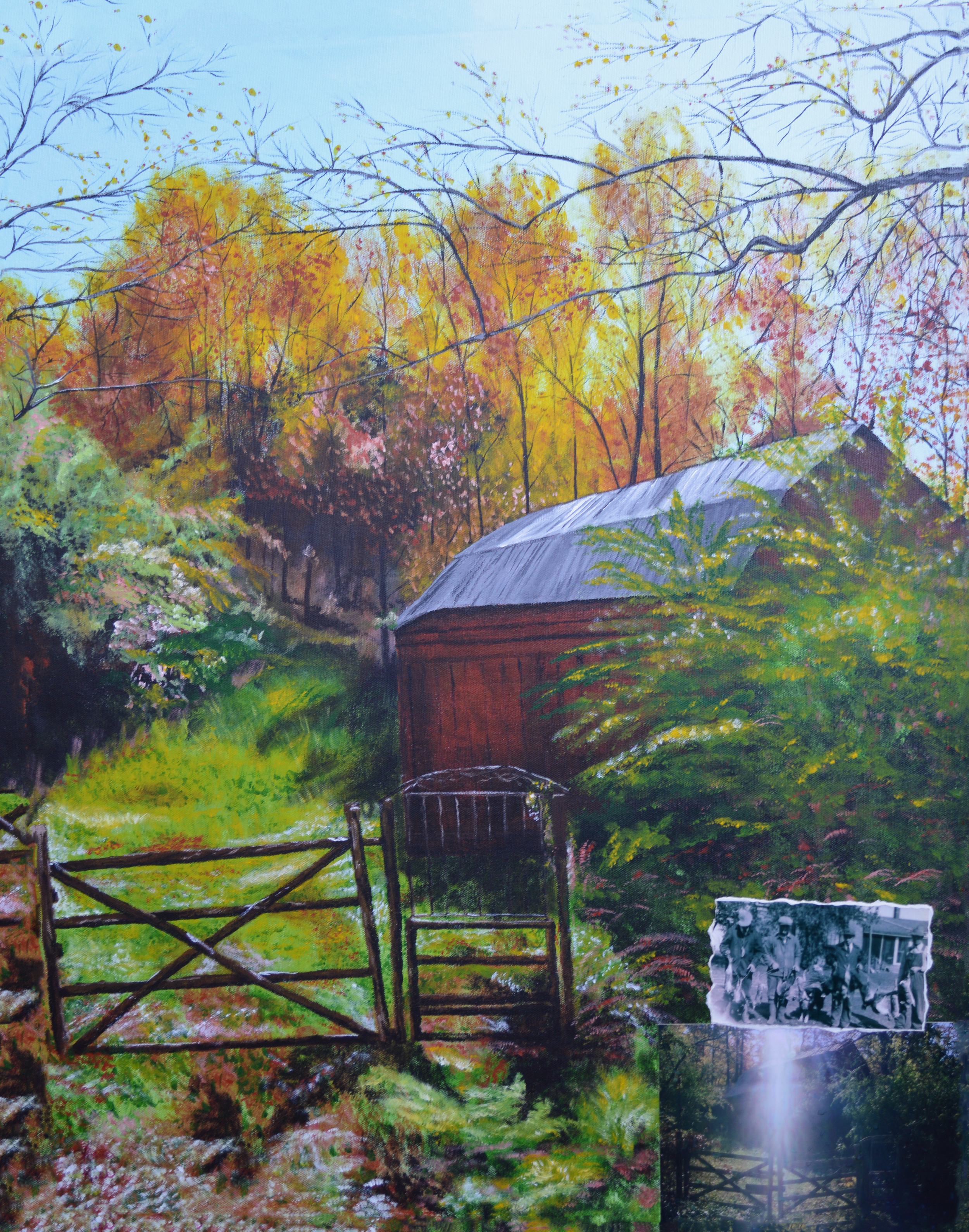 Old Barn In Autumn