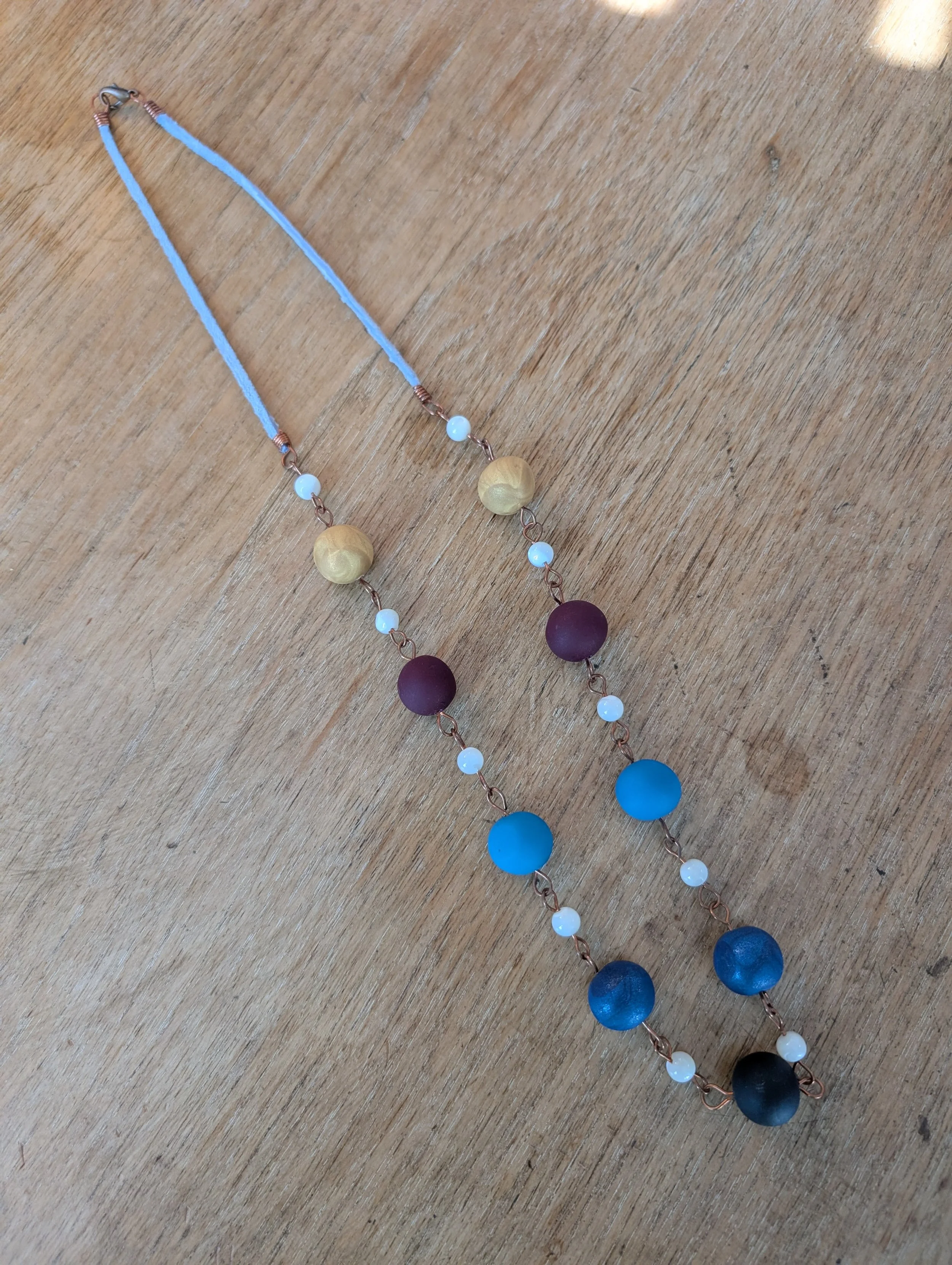 Multi Color Fall Beads w Mother of Pearl Necklace.jpg