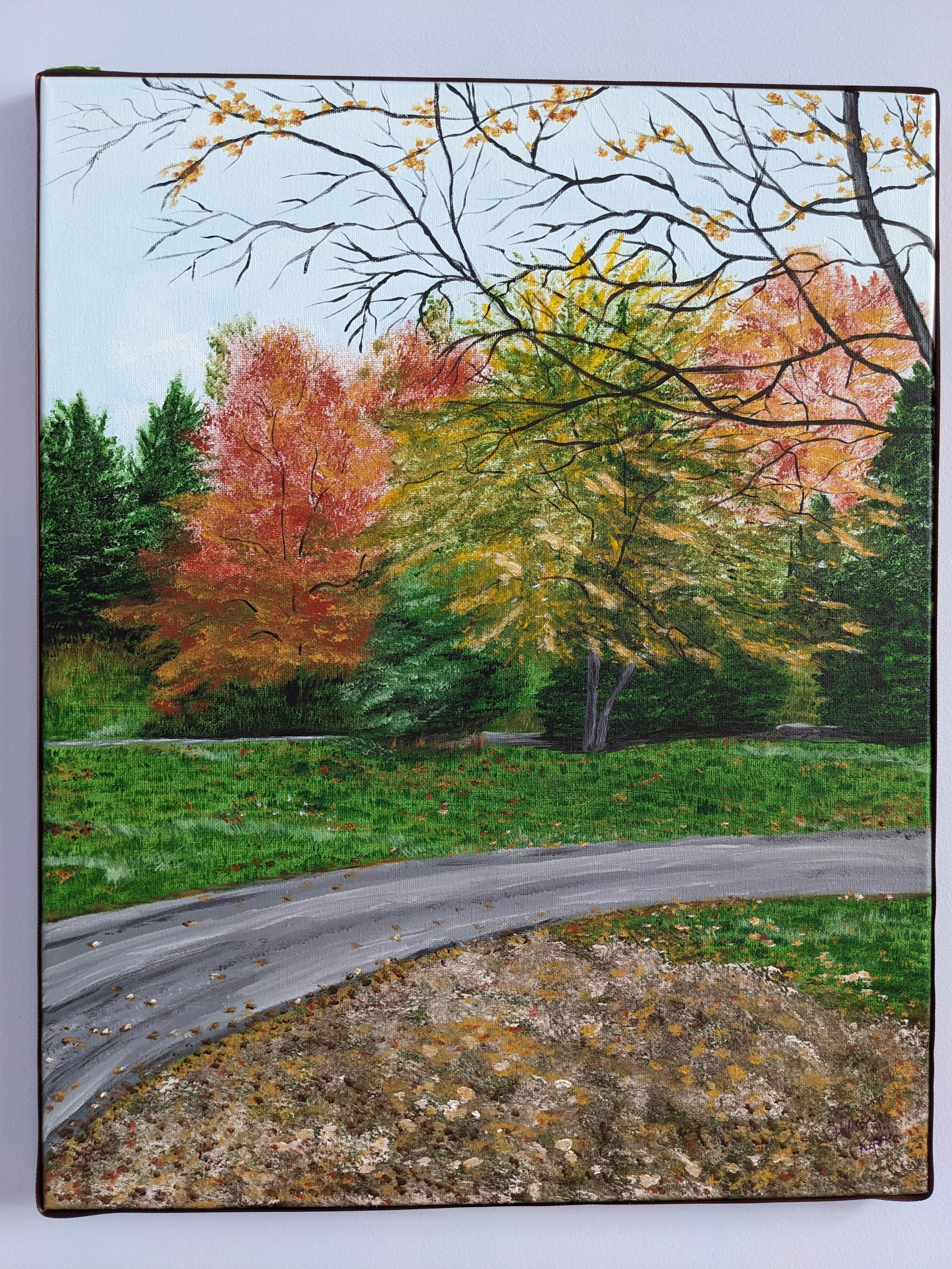 Fall Trees On Lakeshore Dr Painting.jpg