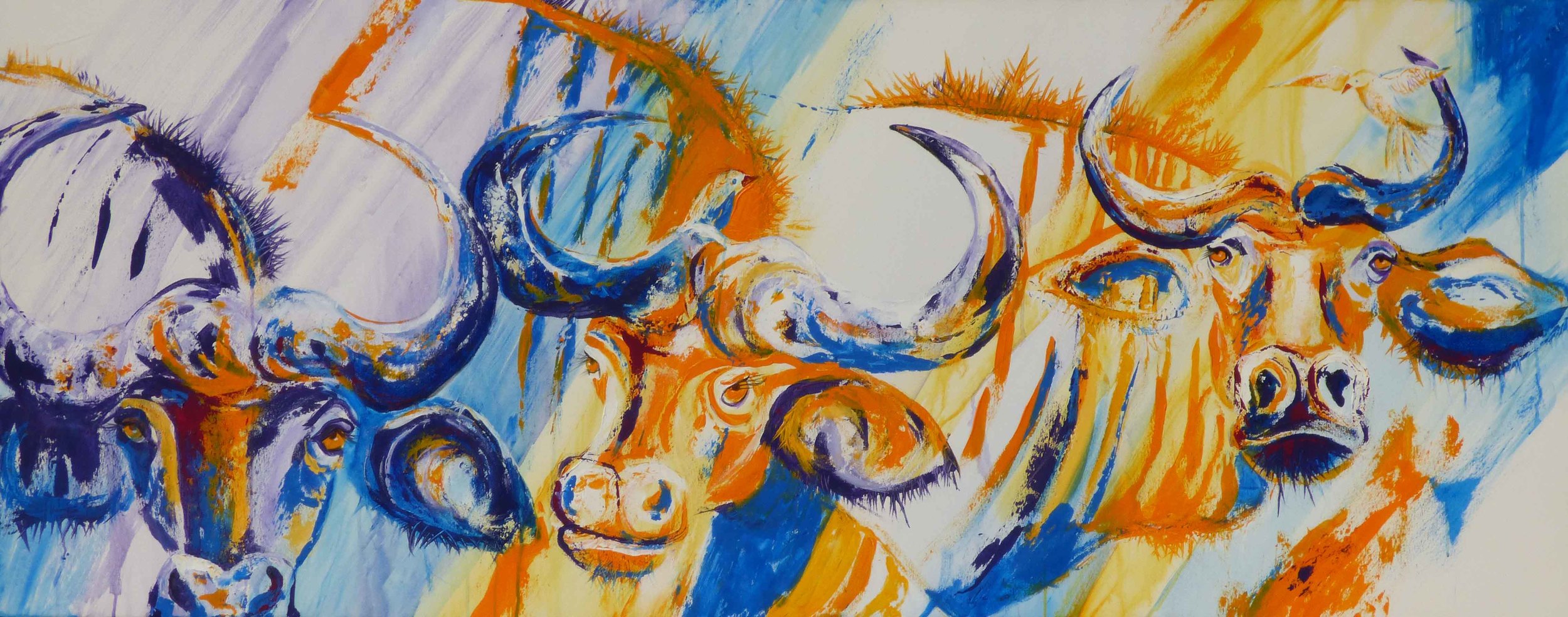 Three Buffalos 80 x 200 cm Acrylic on canvas 2015.jpg