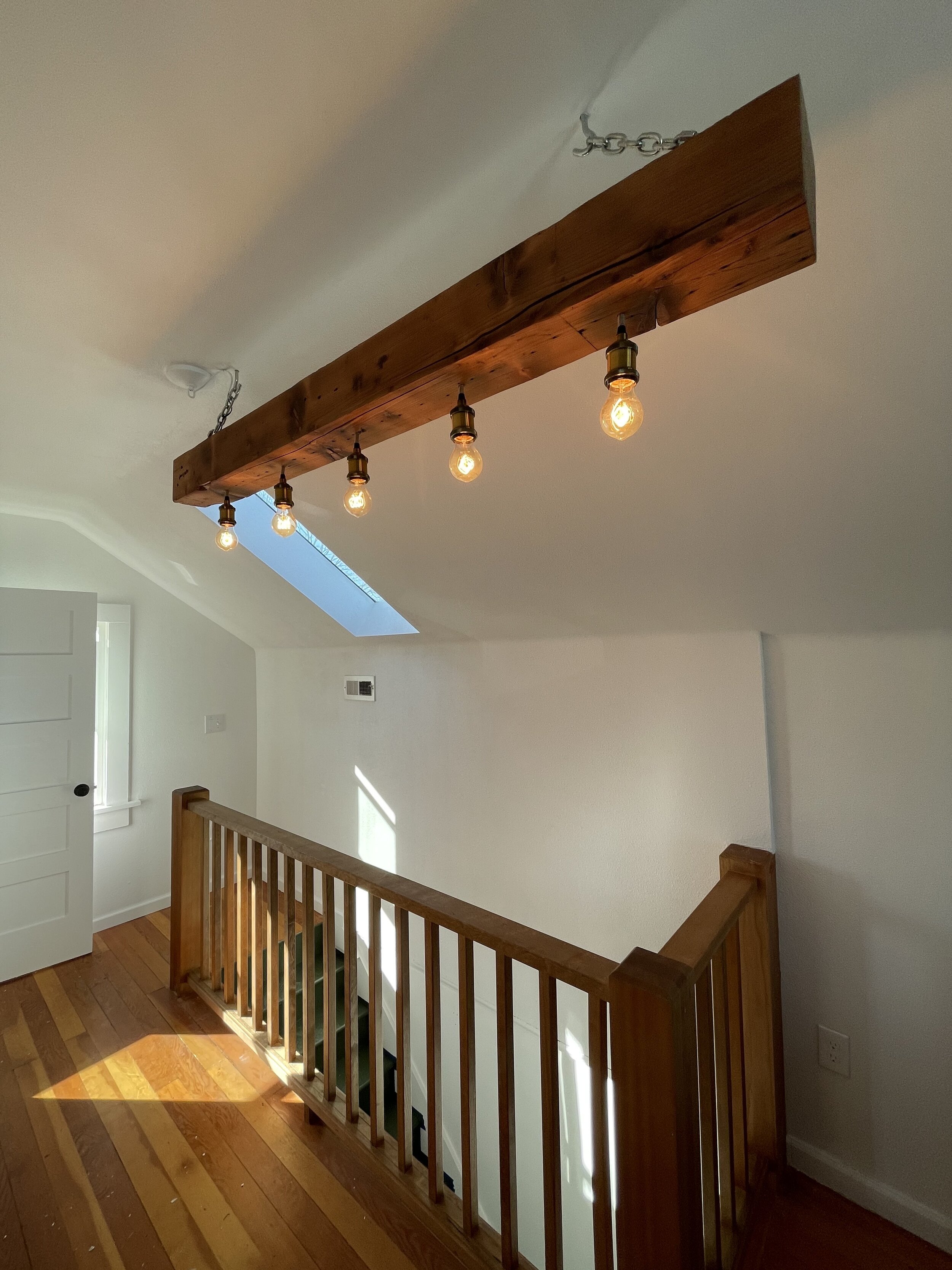 Wooden Beam Light Fixture