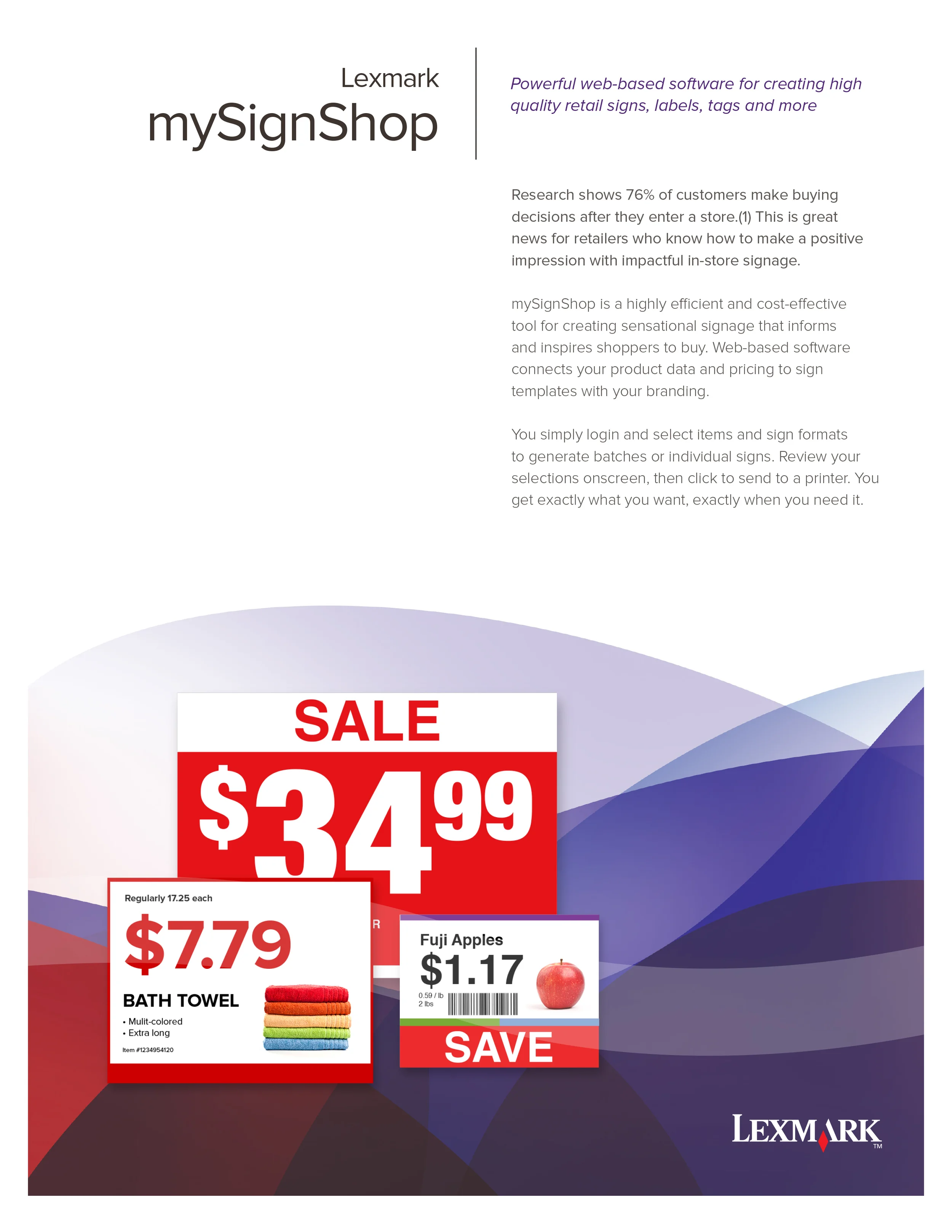 mySignShop Brochure Front