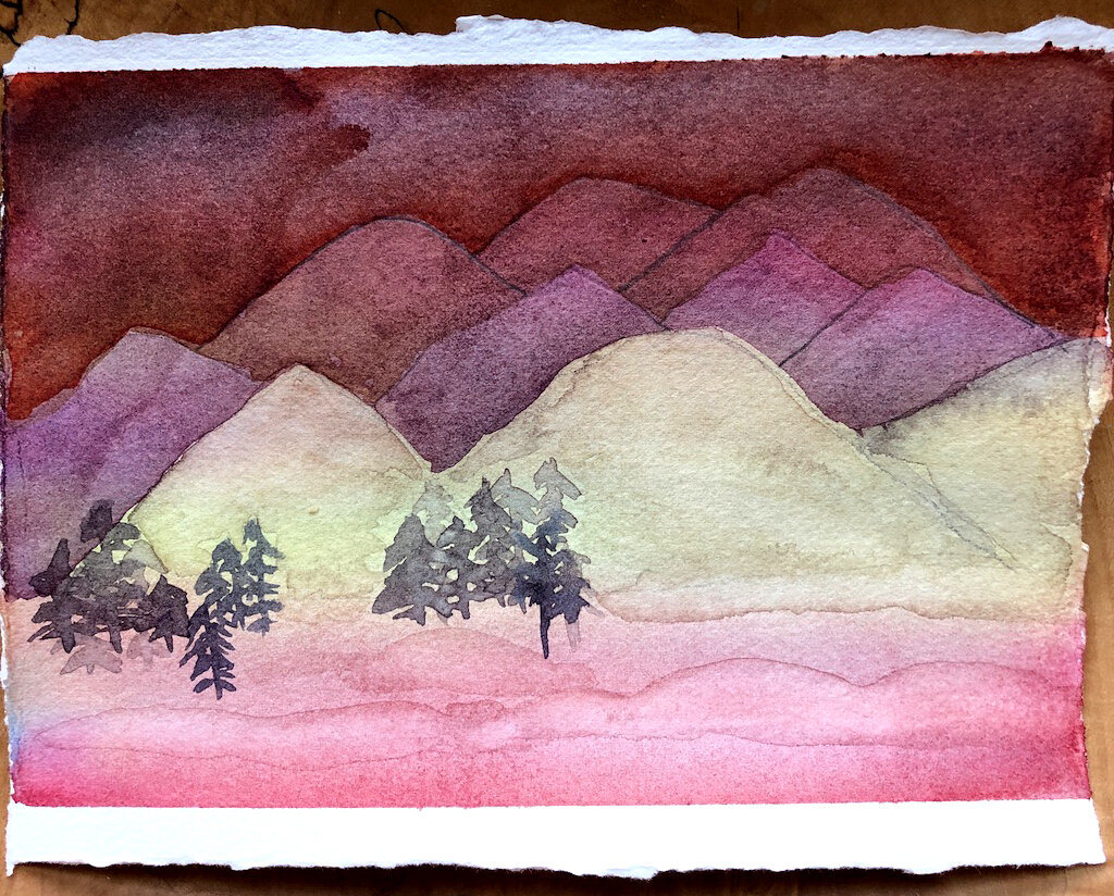 Breaking through the Watercolor Fence 